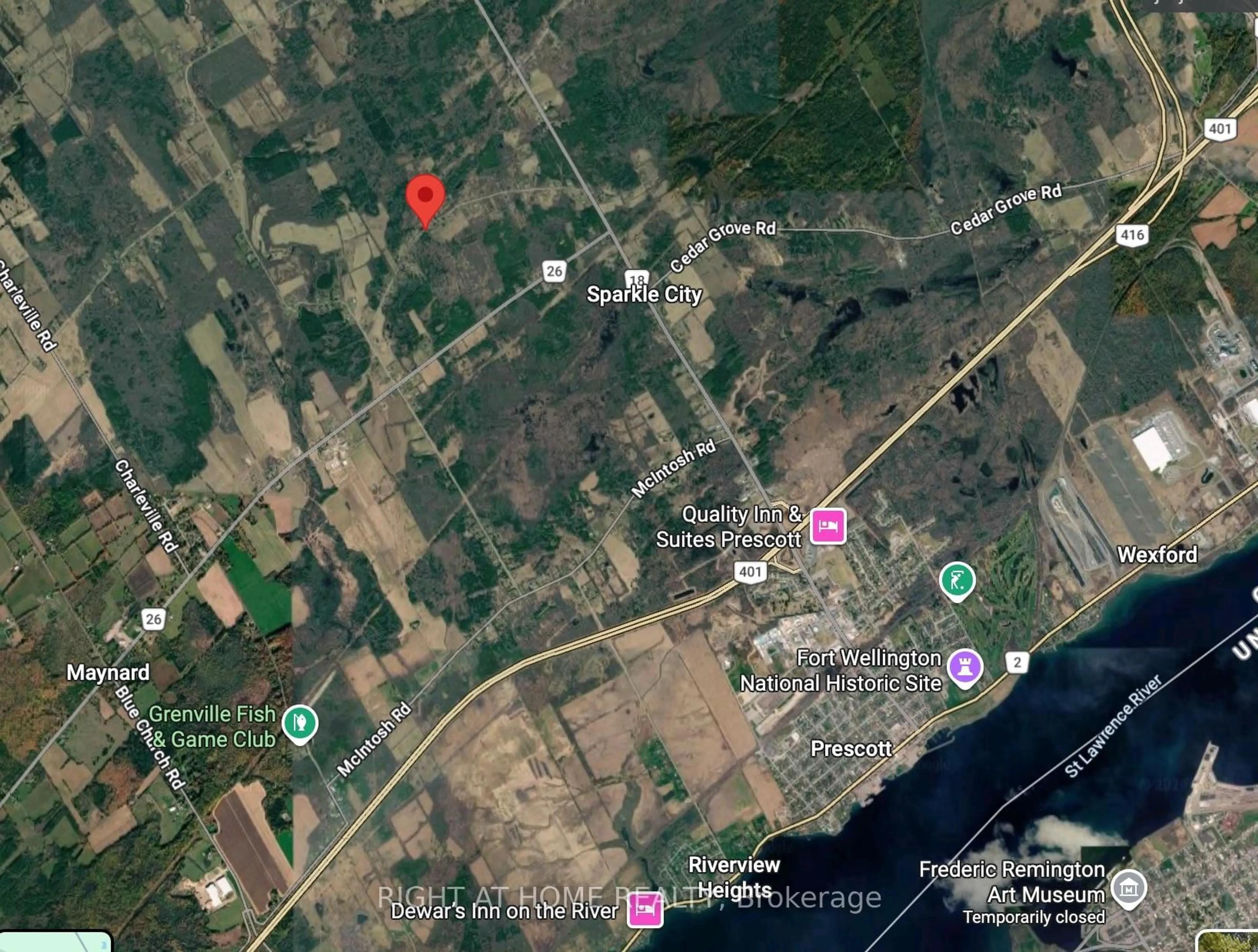 Picture of a map for 3686 MAPLE Ave, Augusta Ontario K0E 1T0