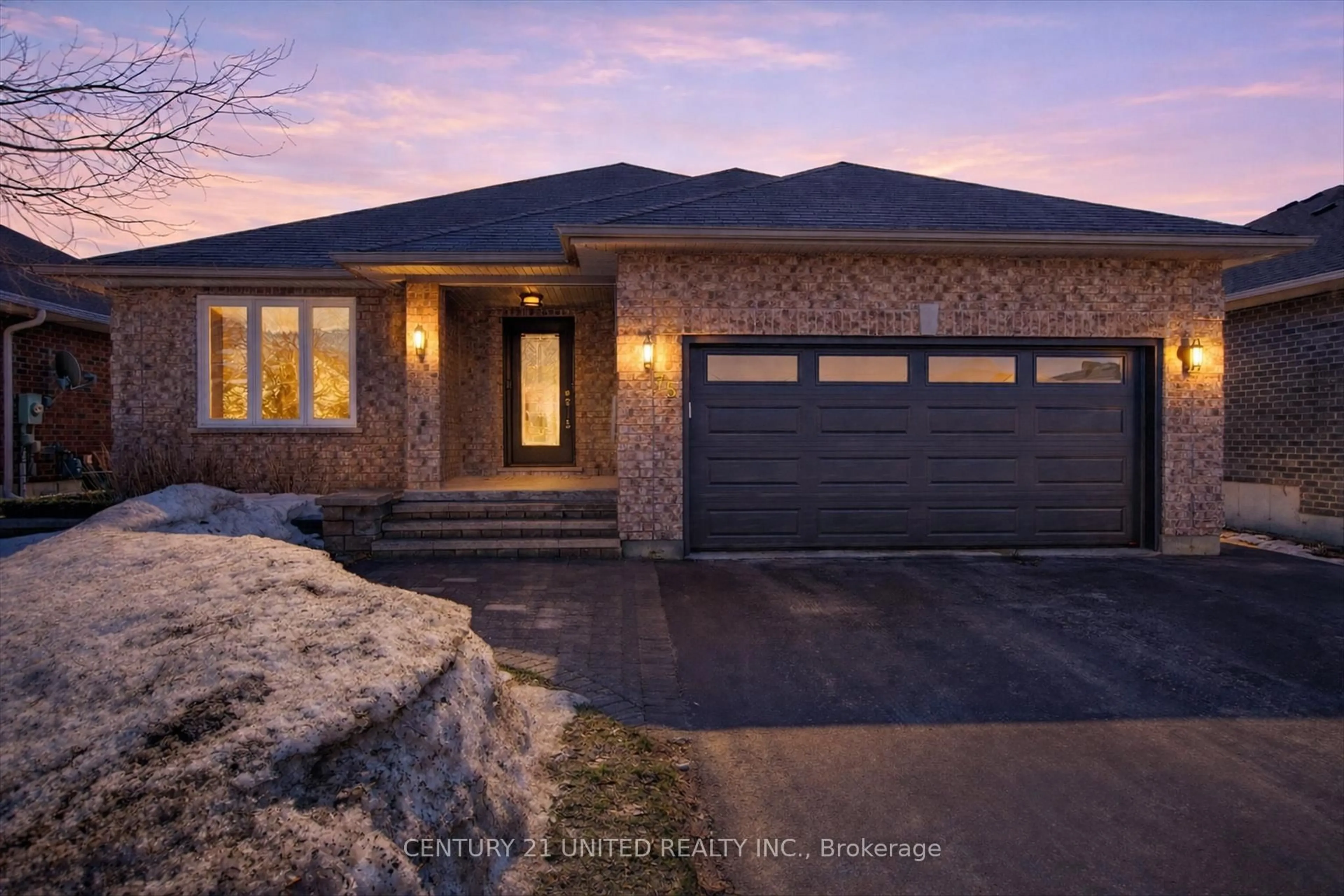 Home with brick exterior material, street for 75 Mcgibbon Blvd, Kawartha Lakes Ontario K9V 6G5