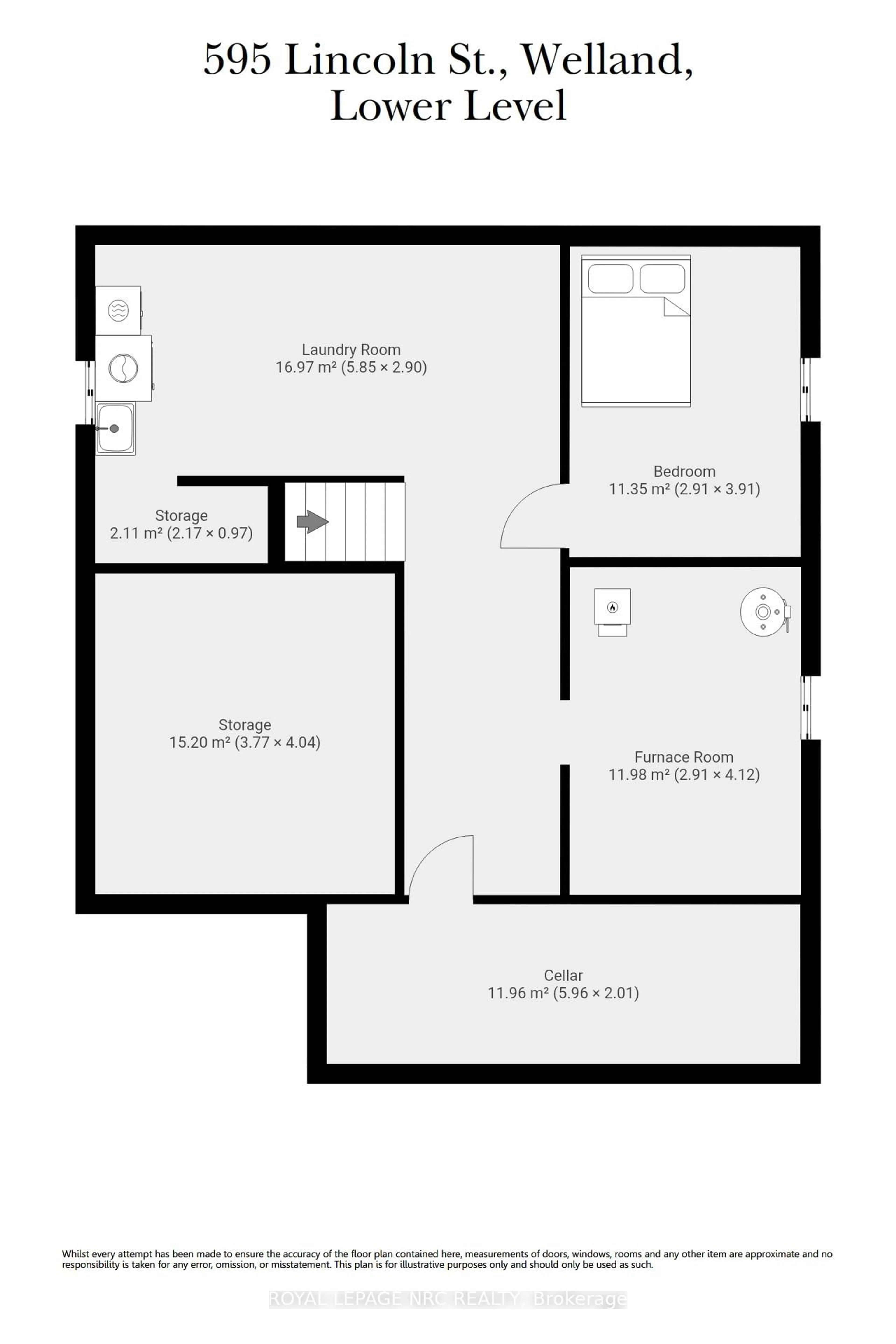 Floor plan for 595 Lincoln St, Welland Ontario L3B 4R1