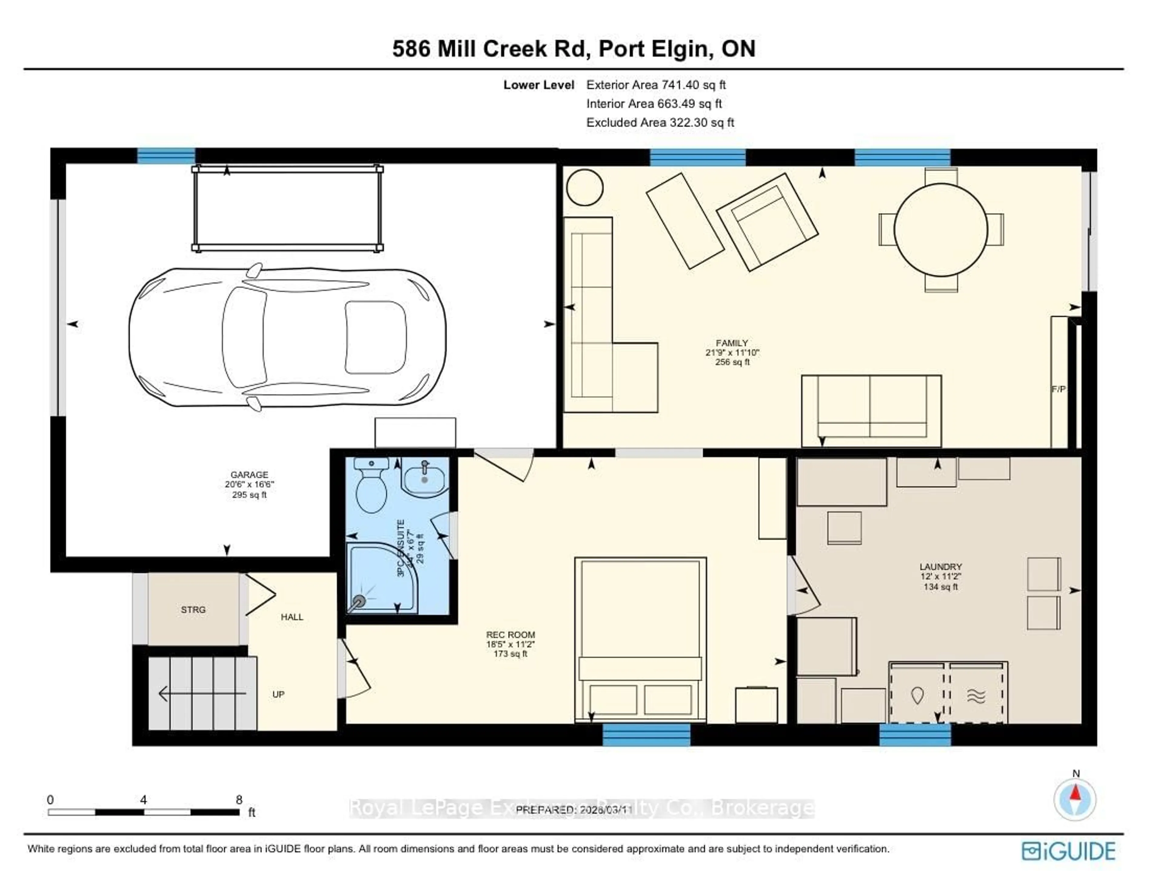 Floor plan for 586 Mill Creek Rd, Saugeen Shores Ontario N0H 2C4