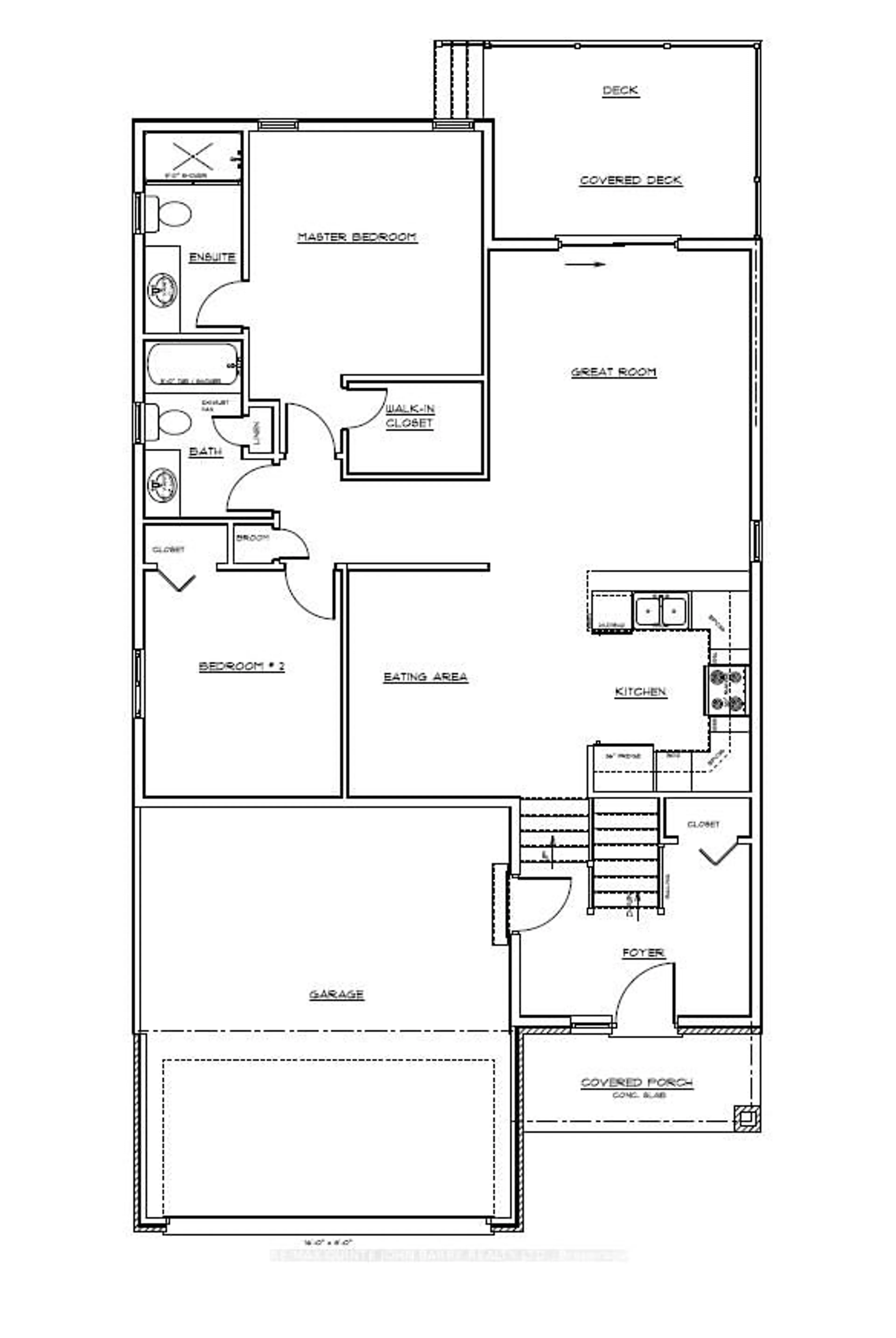 Floor plan for 36 Parkland Circ #Lot 18, Quinte West Ontario K8V 0R4