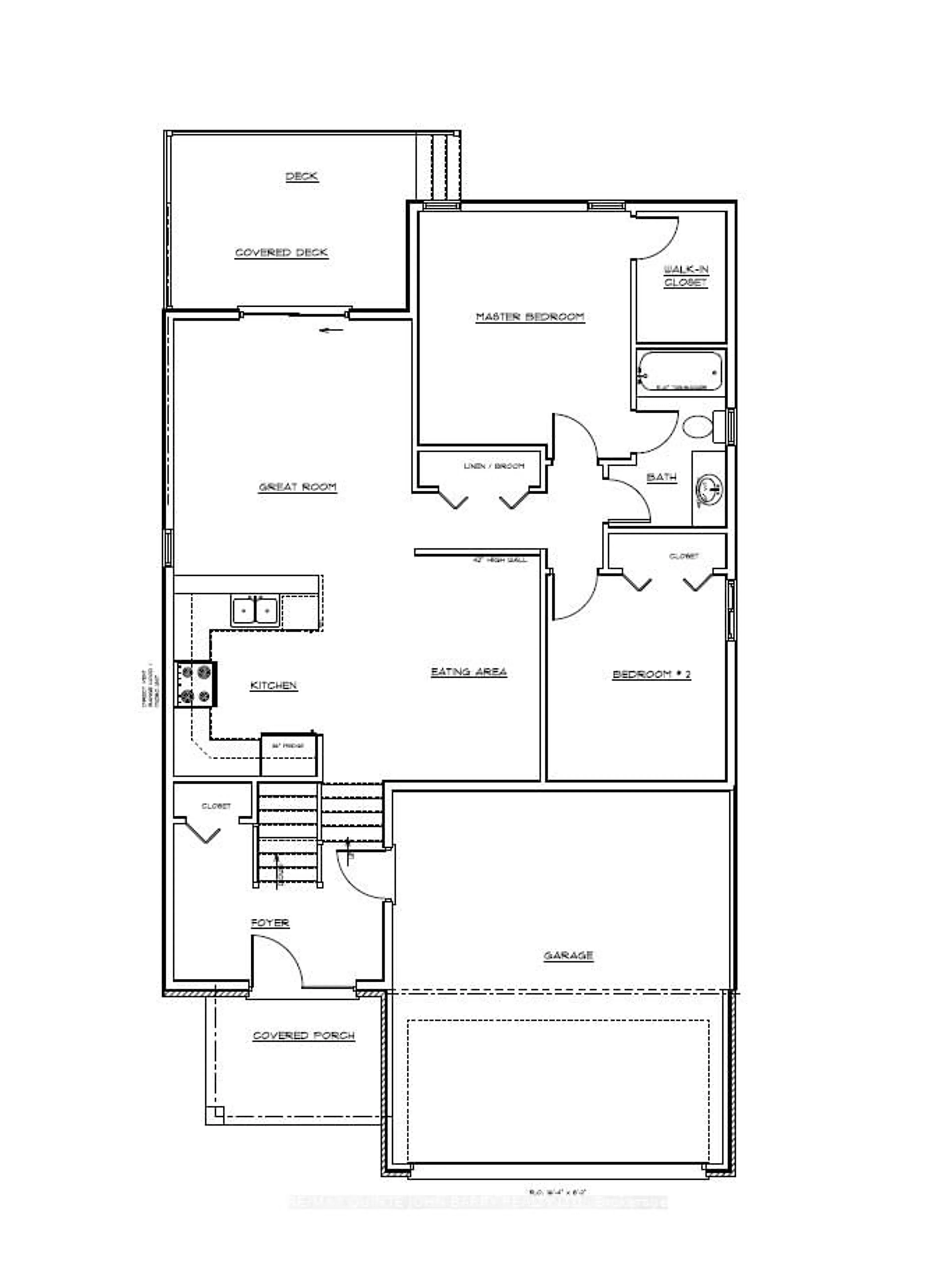 Floor plan for 40 Parkland Circ #Lot 20, Quinte West Ontario K8V 0R4