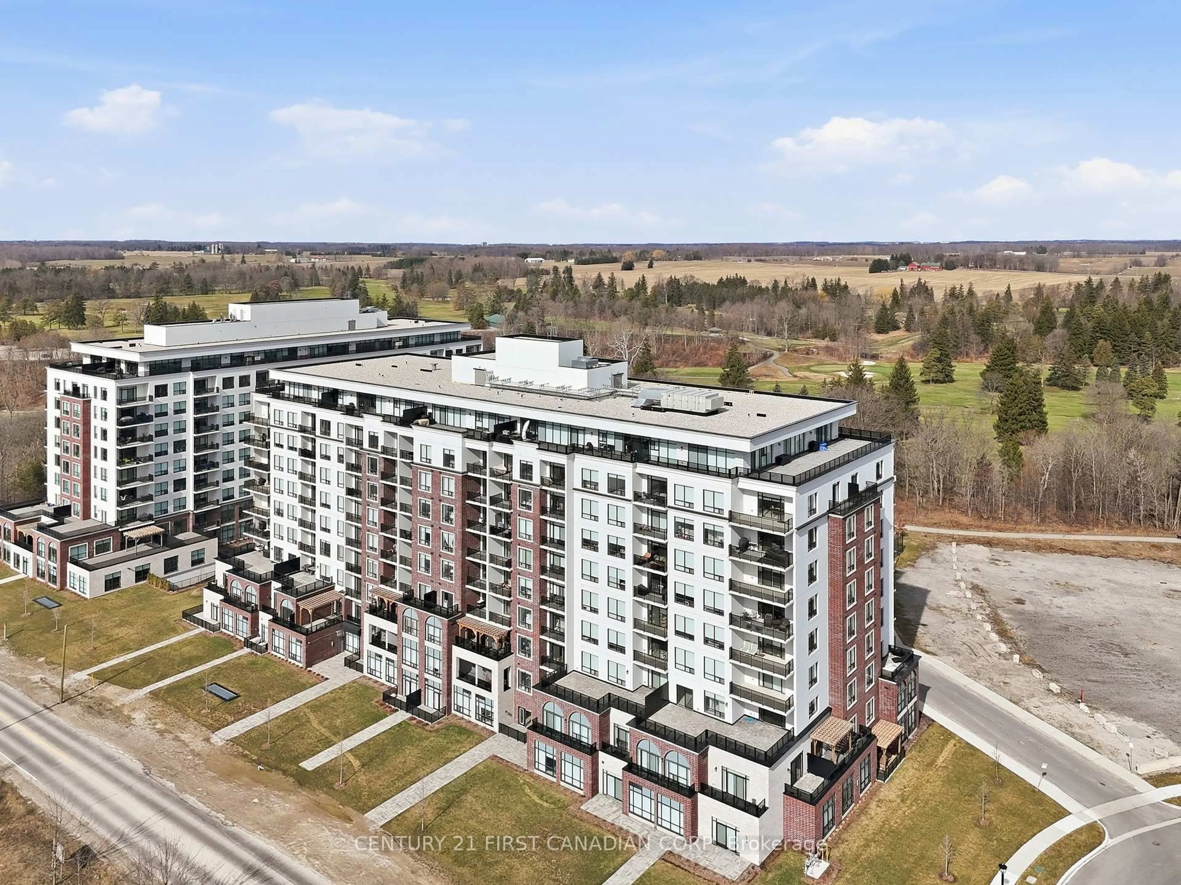A pic from outside/outdoor area/front of a property/back of a property/a pic from drone, building for 480 Callaway Rd #416, London North Ontario N6G 0Z3