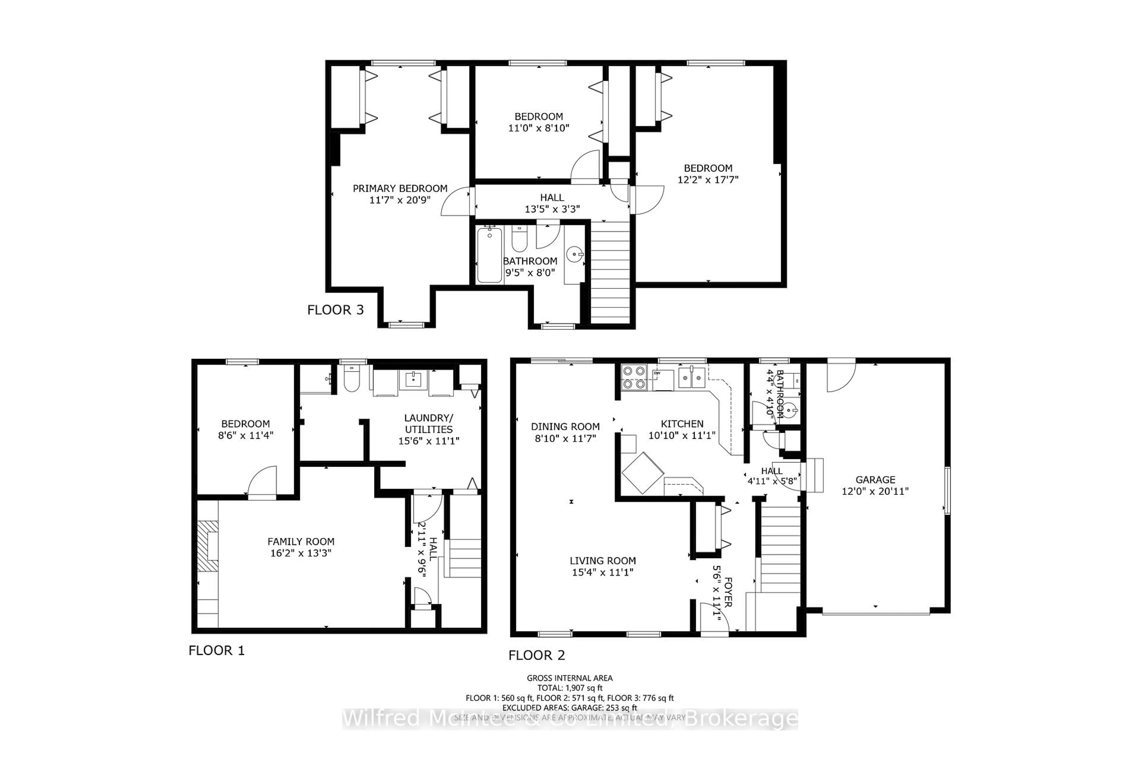 Floor plan for 431 Thede Dr, Saugeen Shores Ontario N0H 2C4