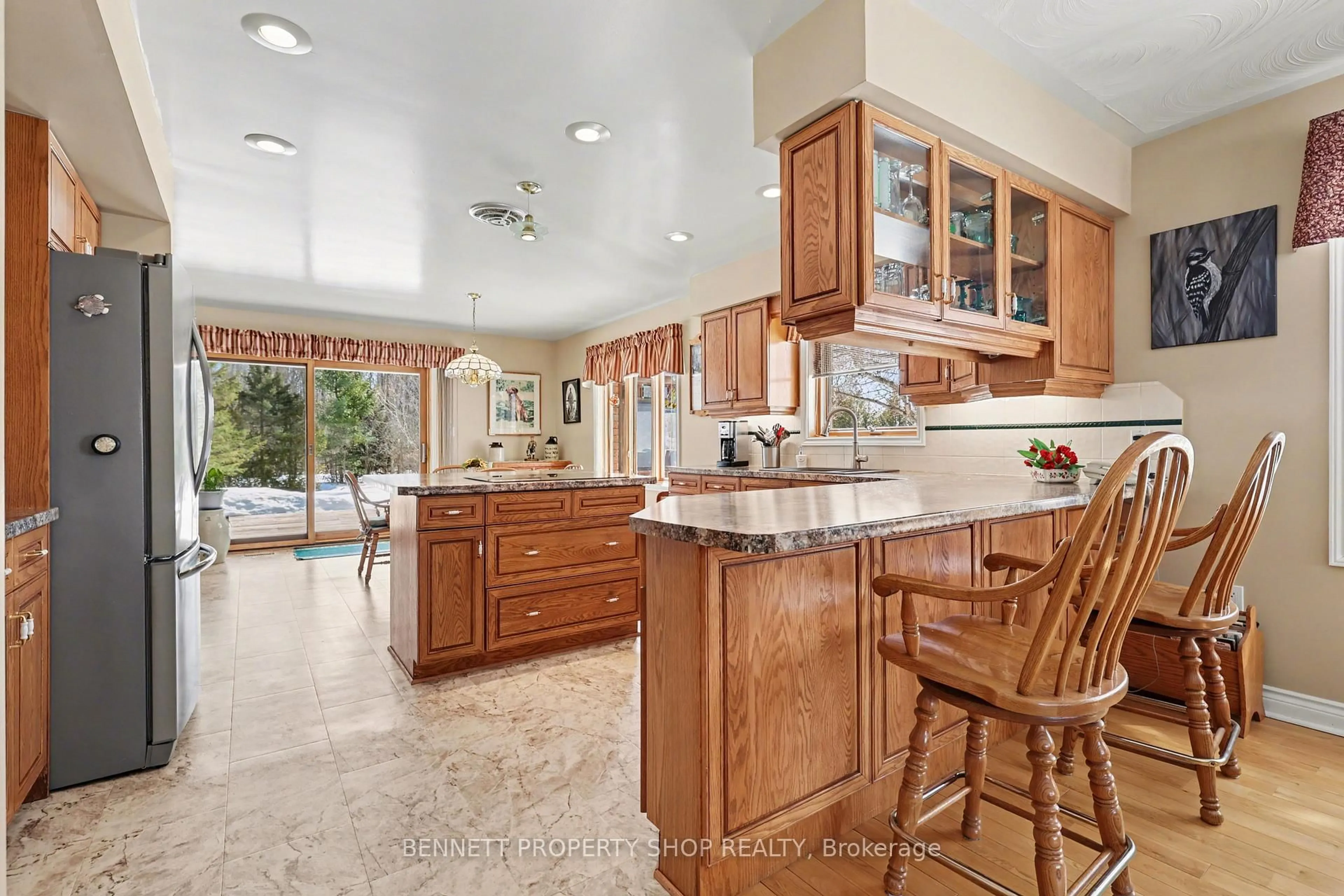 Open concept kitchen, ceramic/tile floor for 579 Kelly-Jordan Rd, Smiths Falls Ontario K7A 4S4