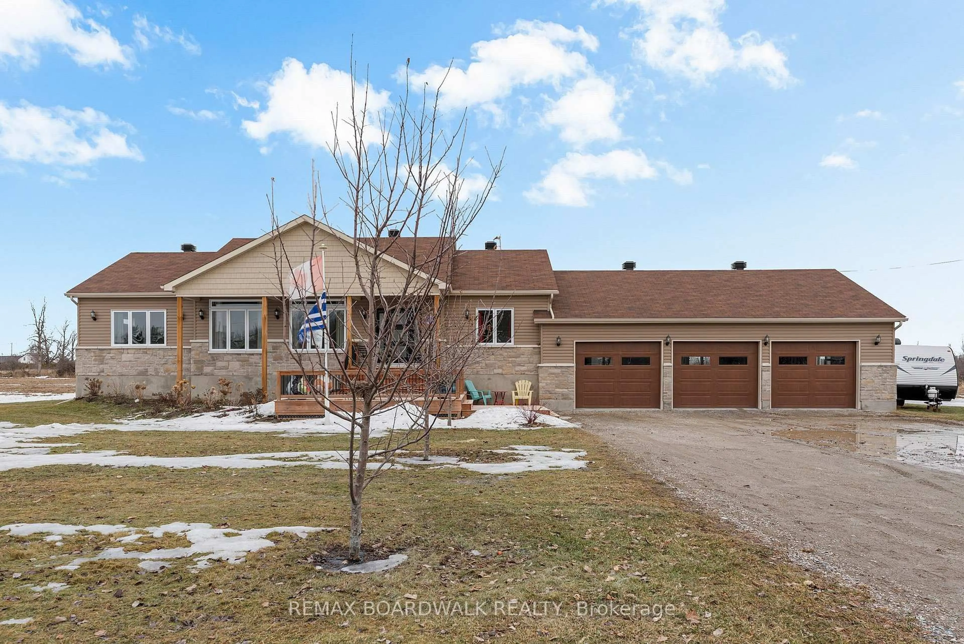 Home with brick exterior material, street for 1496 Drummond School Rd, Perth Ontario K7H 0K5