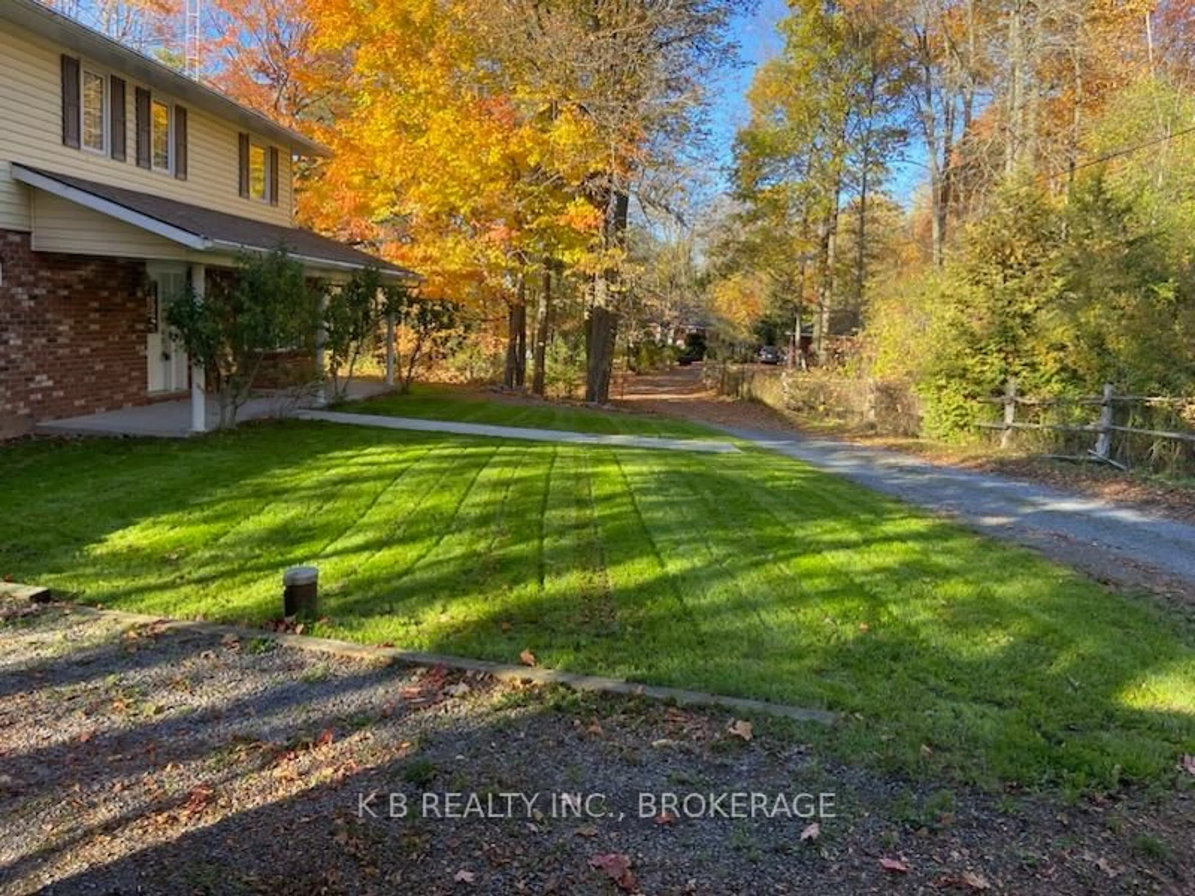 A pic from outside/outdoor area/front of a property/back of a property/a pic from drone, forest/trees view for 162 Lasher's Rd Rd, Napanee Ontario K7R 3K8