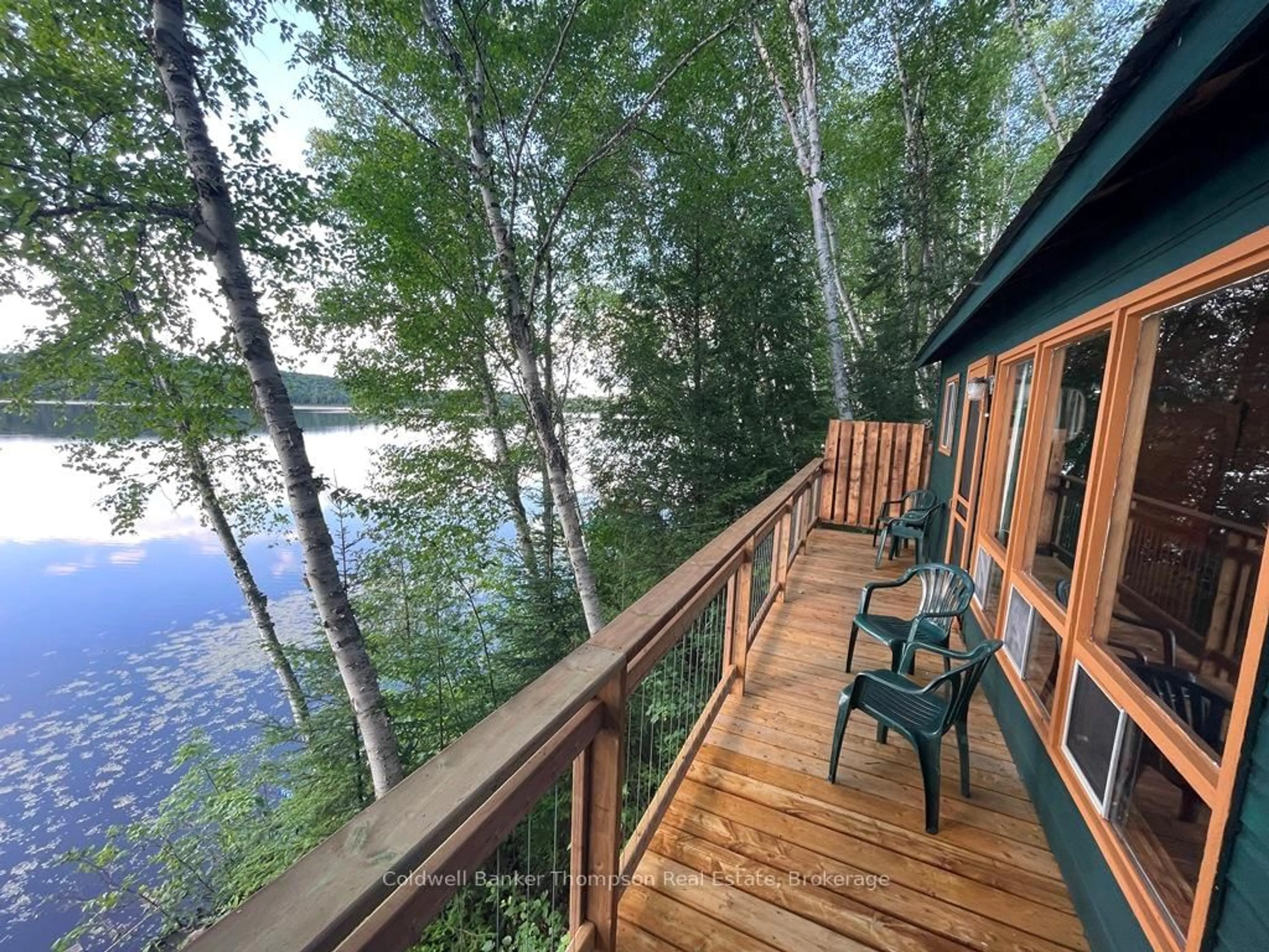 Patio, water/lake/river/ocean view for 19WA Pool Lake, Strong Ontario P0A 1Z0