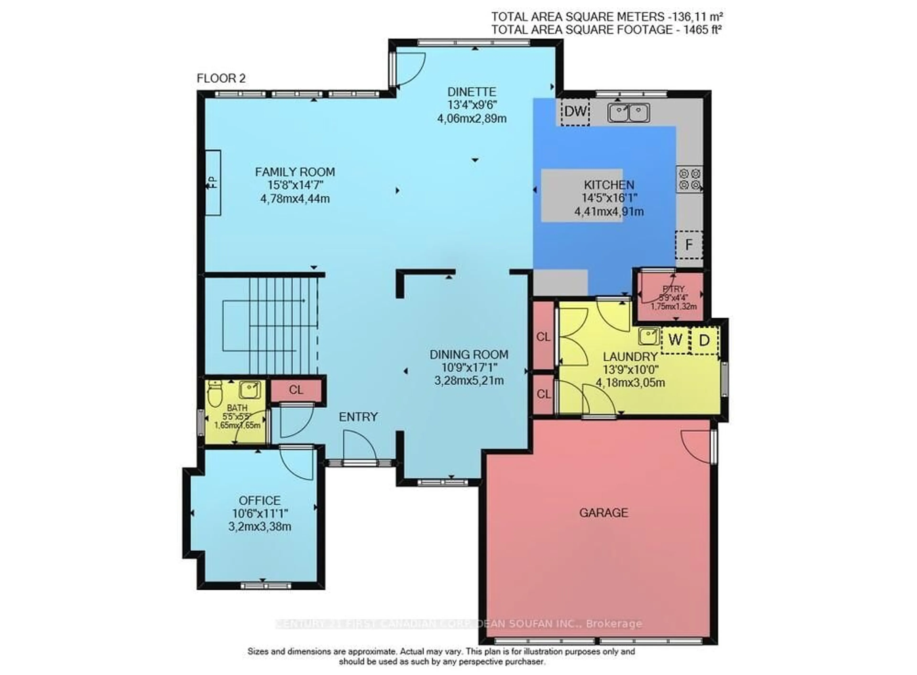 Floor plan for 1042 Melsetter Way, London North Ontario N6G 0S5