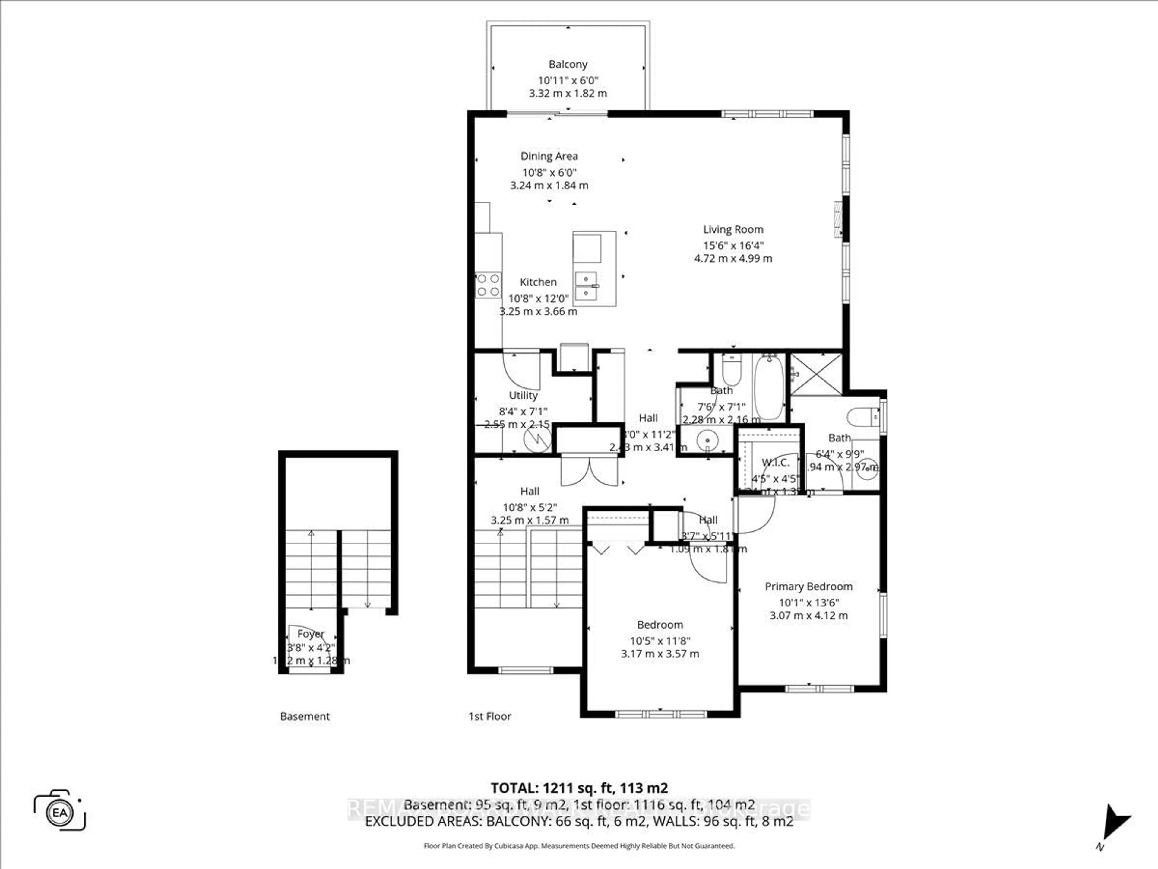 Floor plan for 1015 Beryl Private #B, Ottawa Ontario K1V 2M4