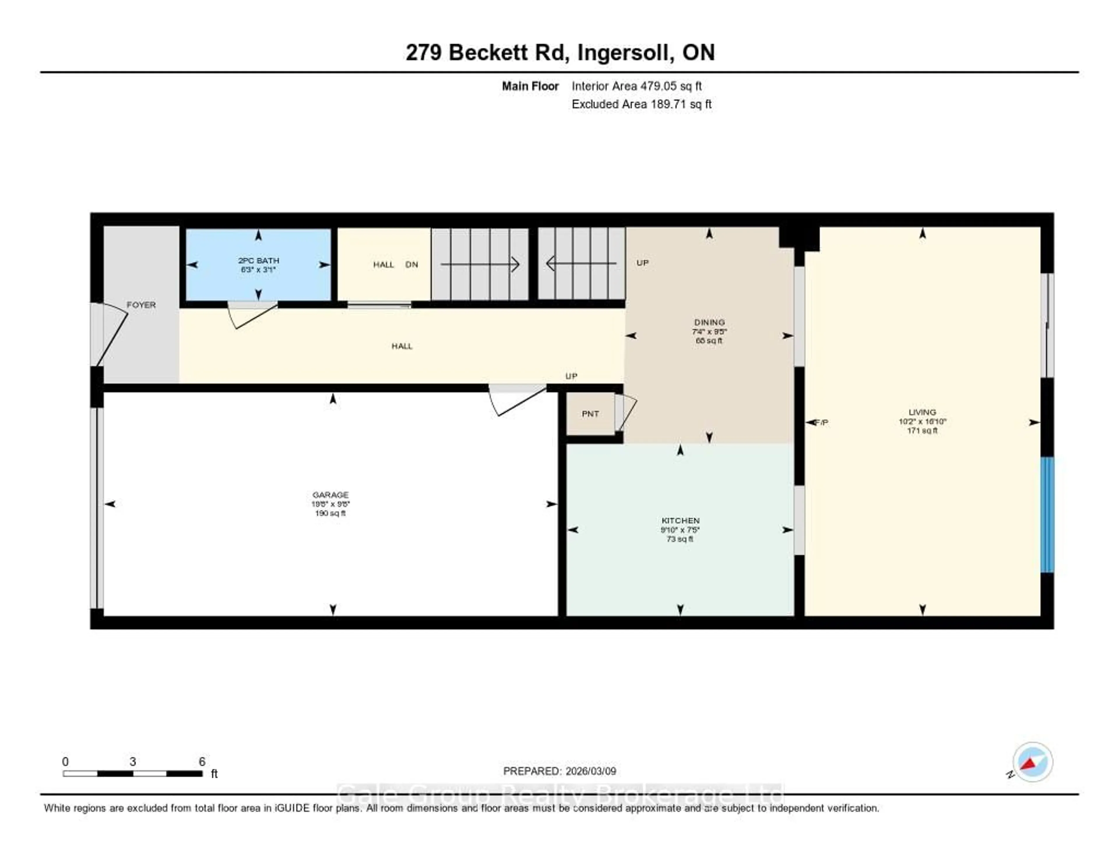 Floor plan for 279 Beckett Rd, Ingersoll Ontario N5C 3X5