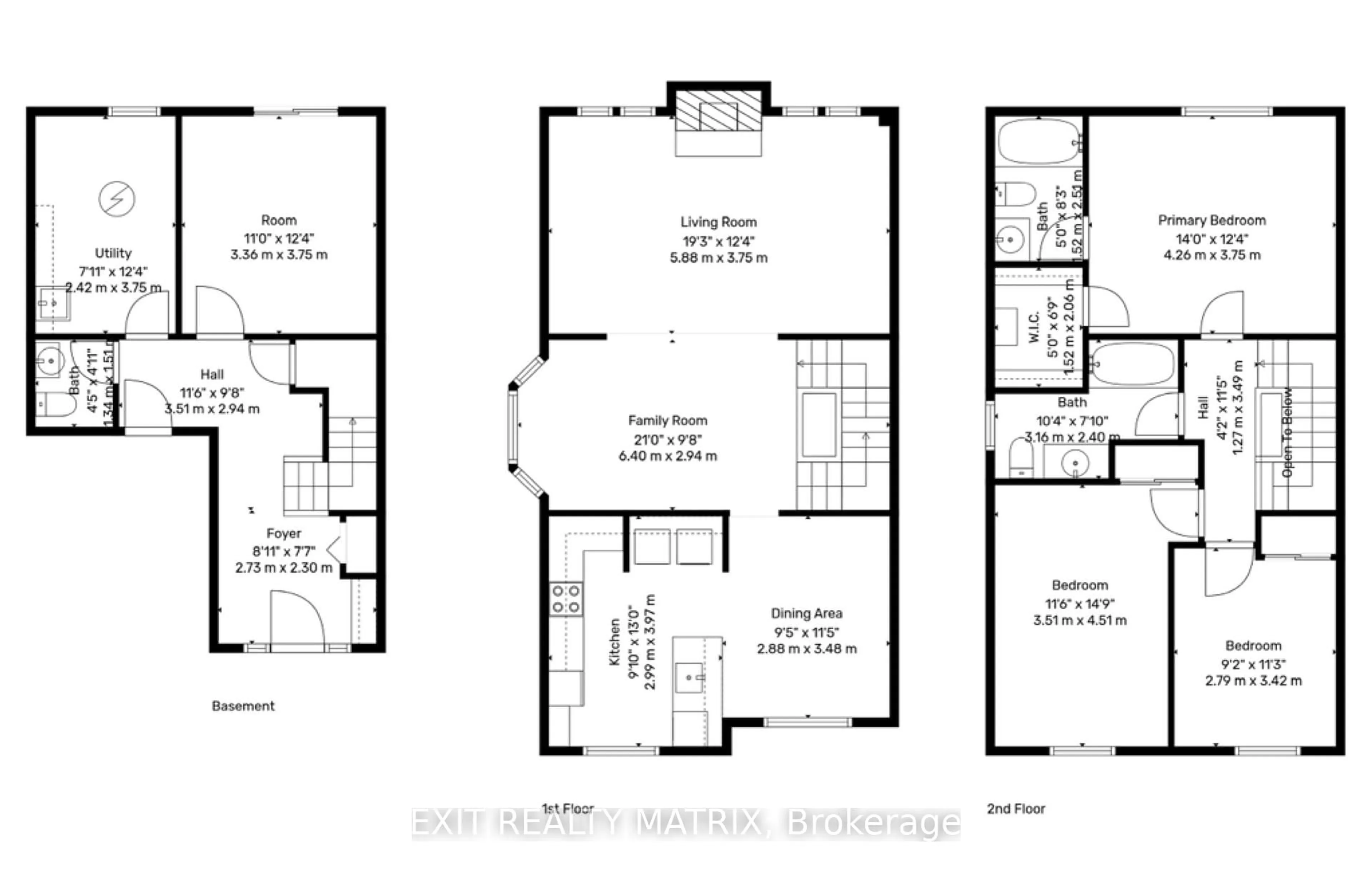 Floor plan for 1838 Summerfields Cres #17, Ottawa Ontario K1C 7B7