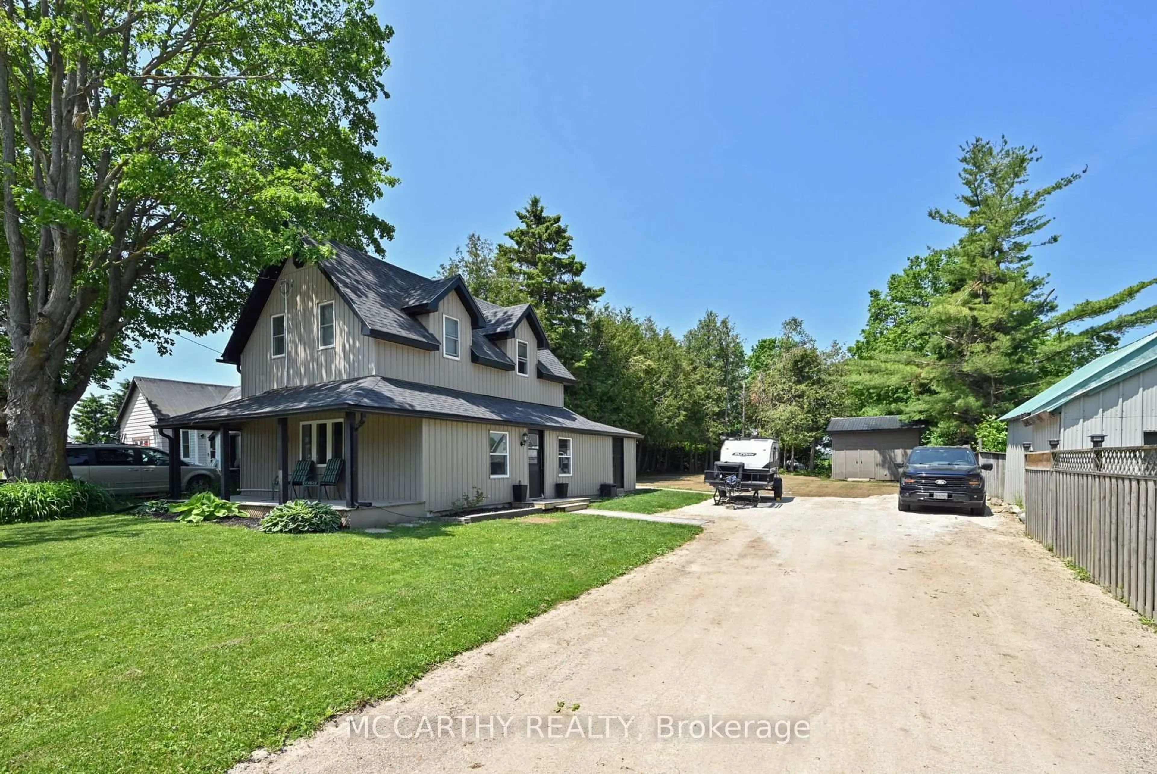 A pic from outside/outdoor area/front of a property/back of a property/a pic from drone, street for 681141 260 Sdrd, Melancthon Ontario L9V 2M7