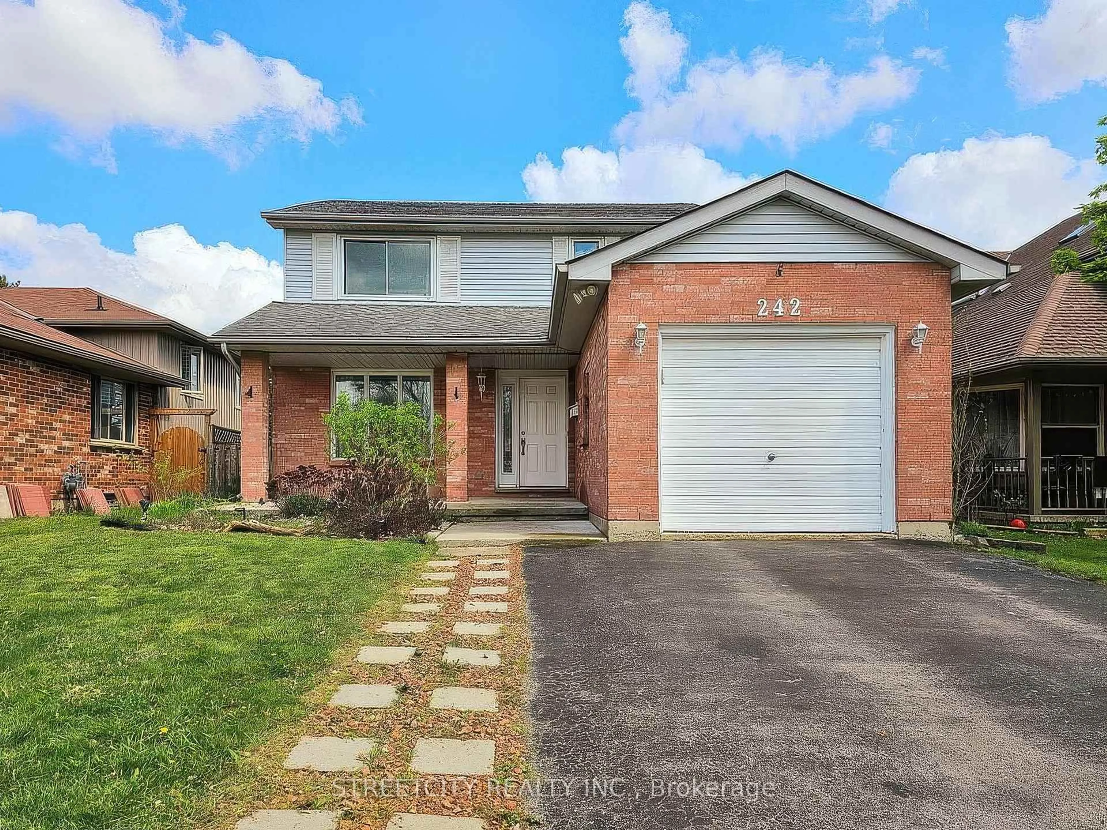Home with brick exterior material, street for 242 Colette Dr, London South Ontario N6E 3S8