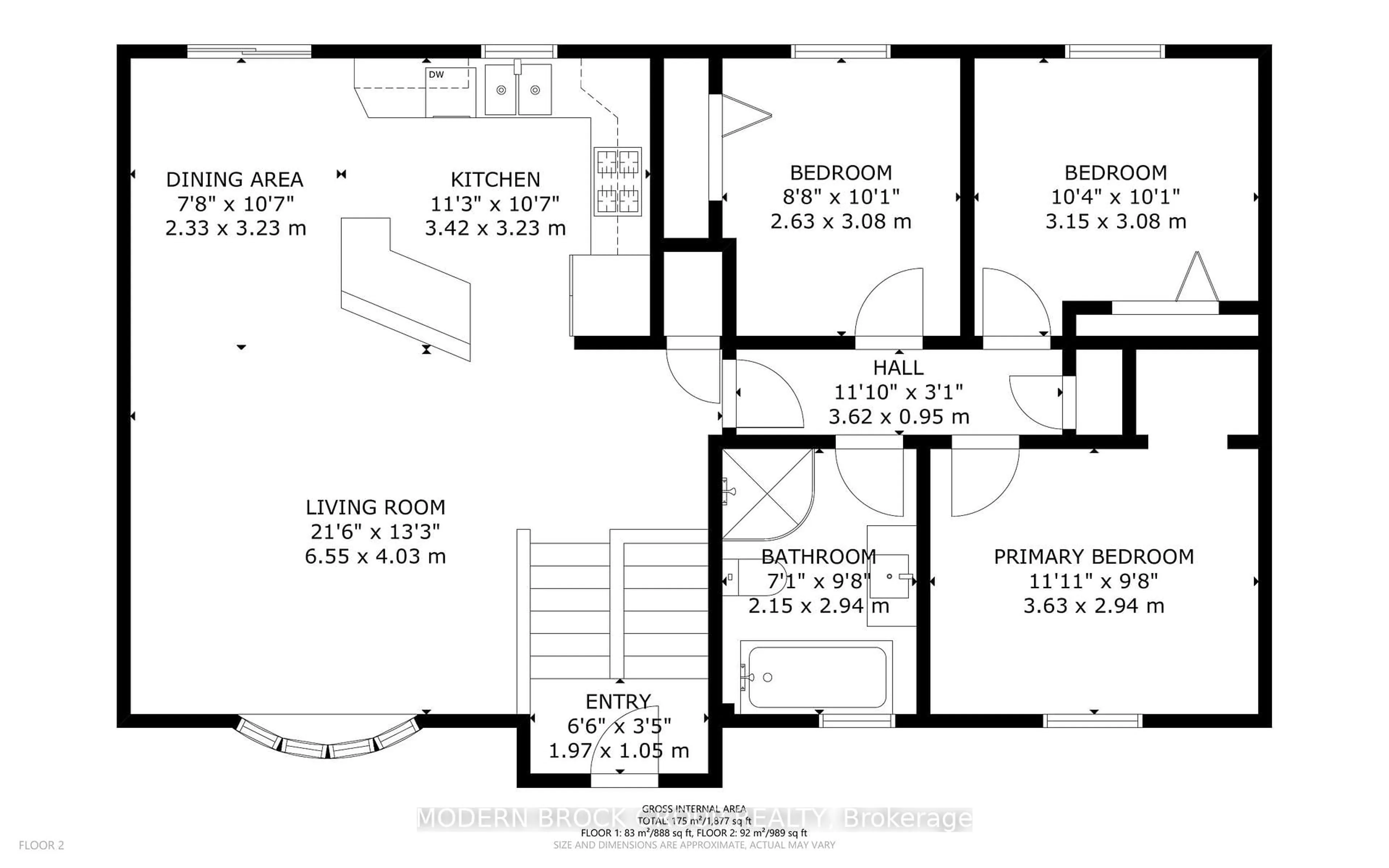 Floor plan for 1338 Borden Cres, Brockville Ontario K6V 5X5