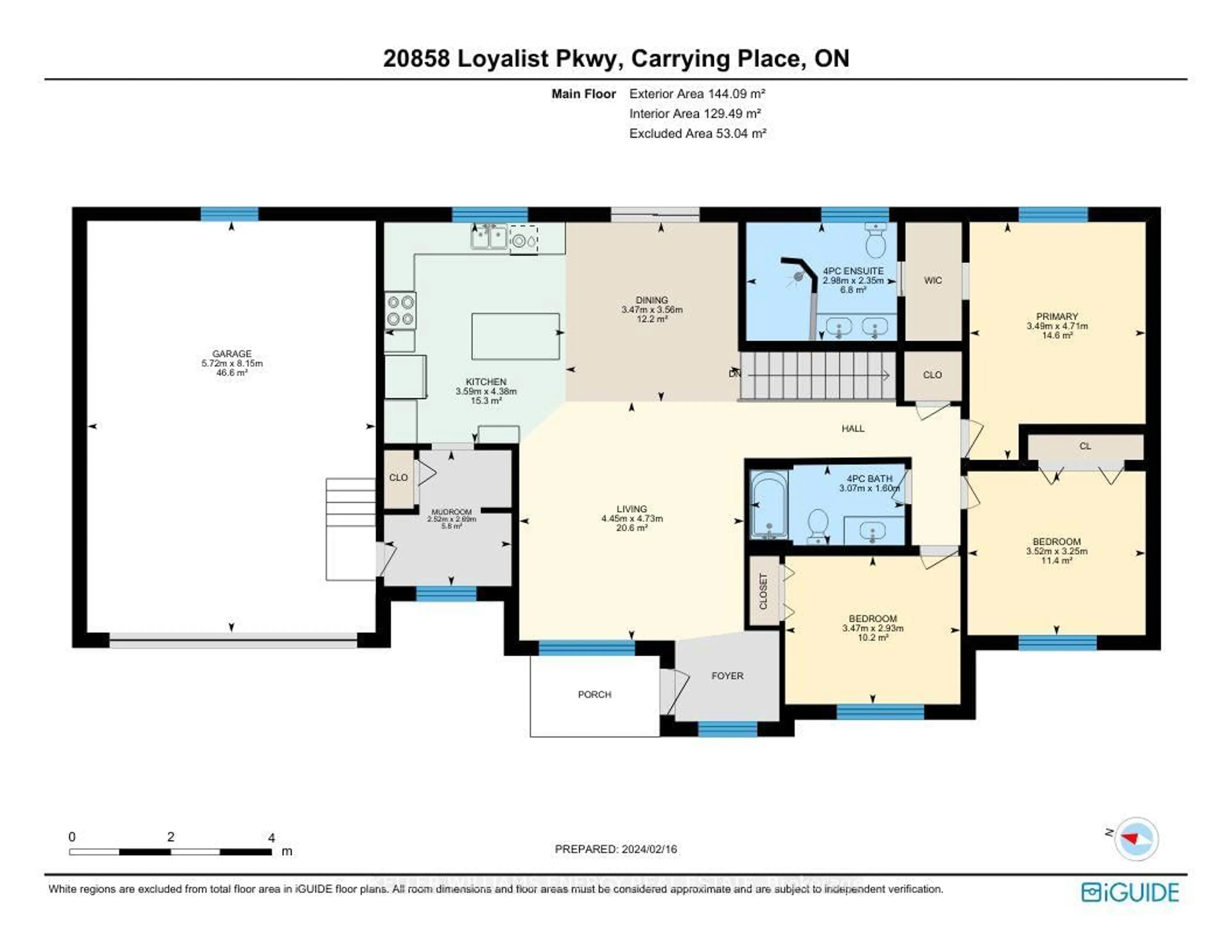 Floor plan for 20858 Loyalist Pkwy, Prince Edward County Ontario K0K 1L0