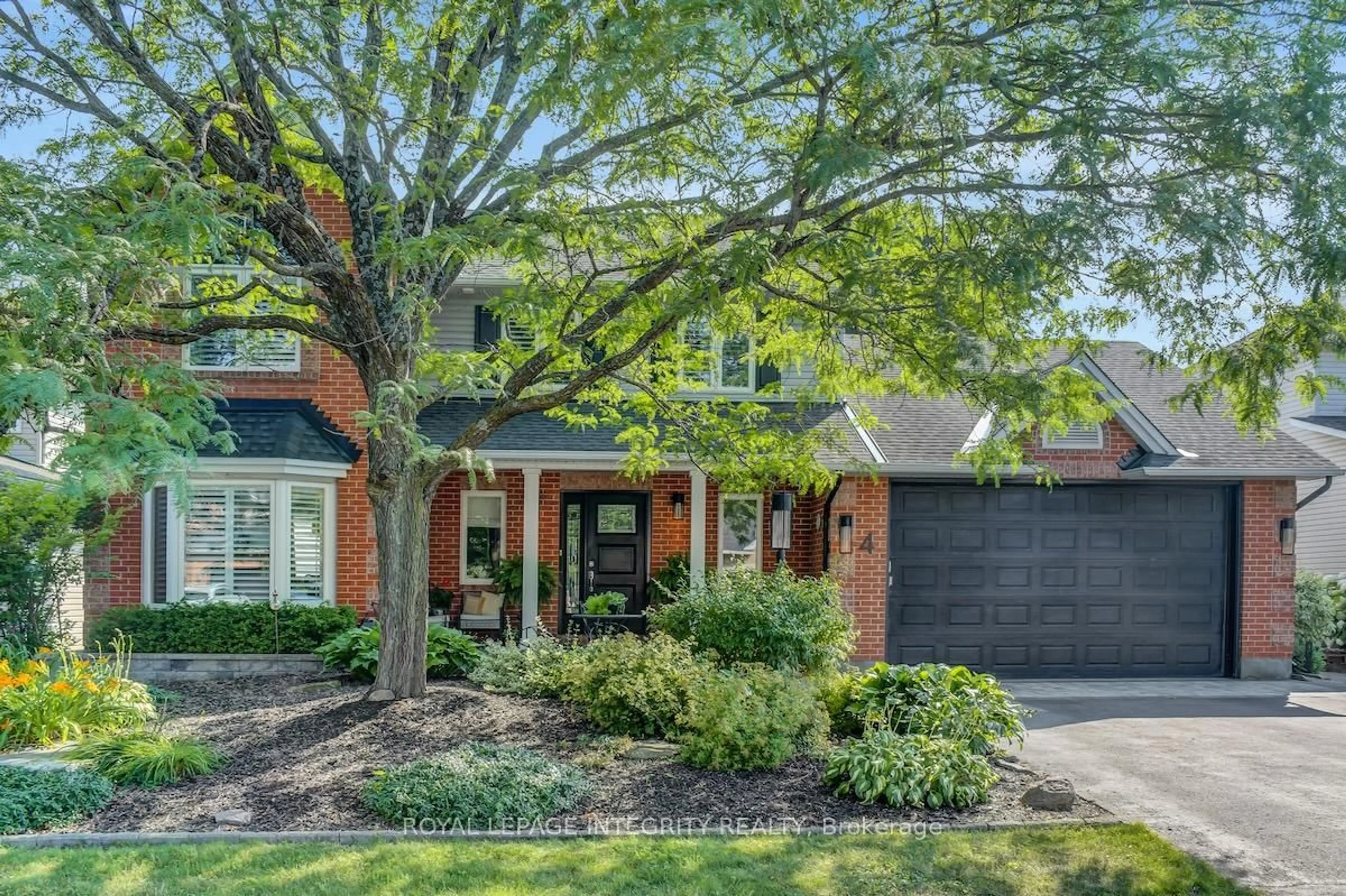 Home with brick exterior material, street for 4 Heritage Grove Cres, Ottawa Ontario K2S 1R2