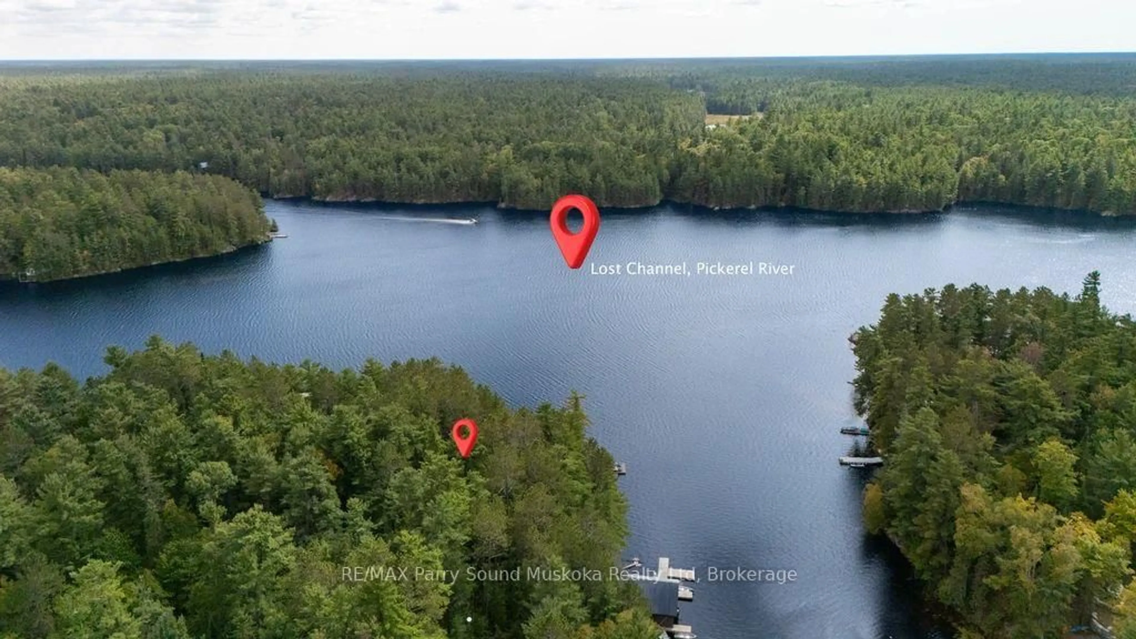 Picture of a map for 574B Laing Rd, Parry Sound Remote Area Ontario P0H 1Y0