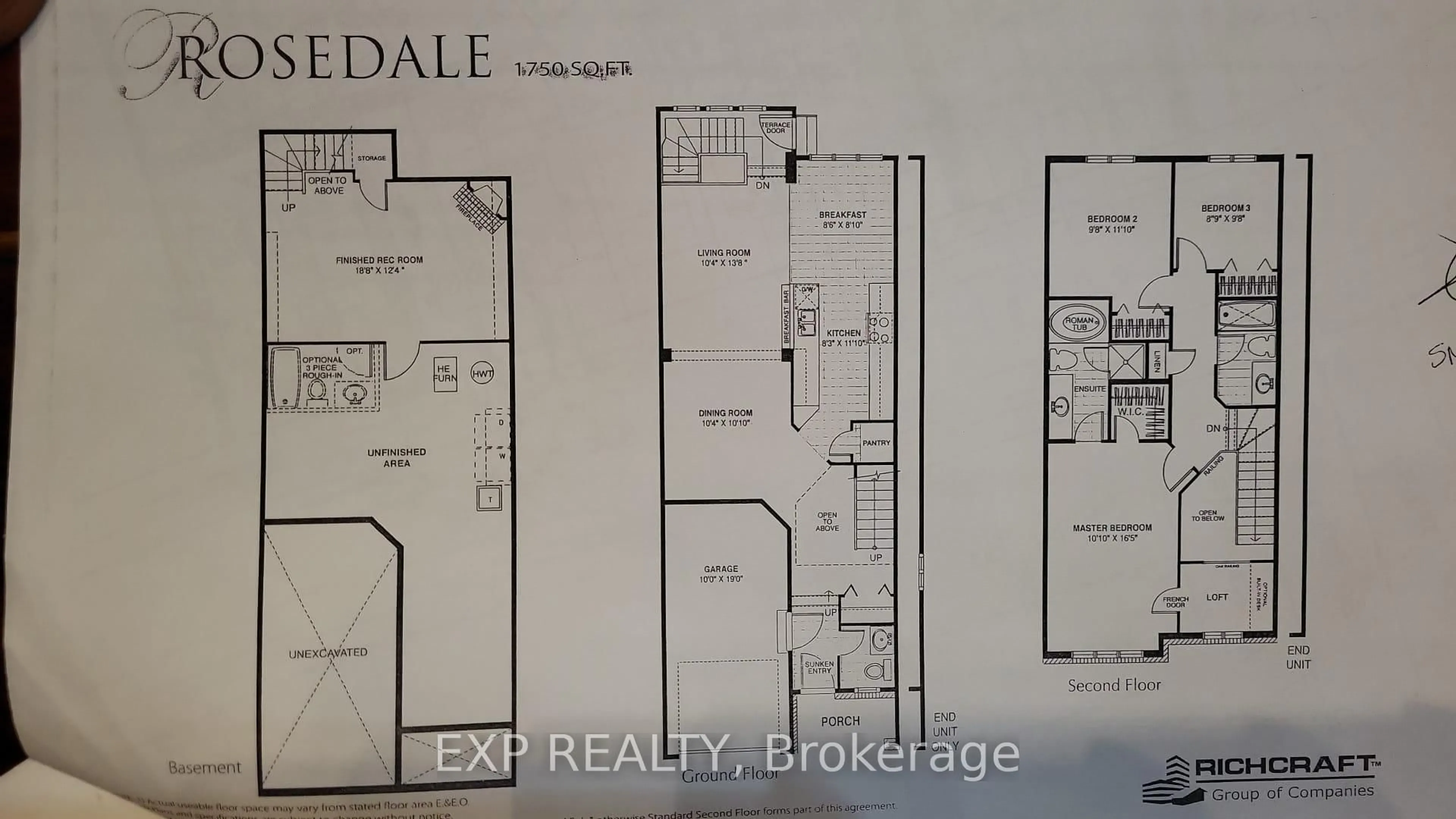 Floor plan for 304 Goldridge Dr, Ottawa Ontario K2T 1L1