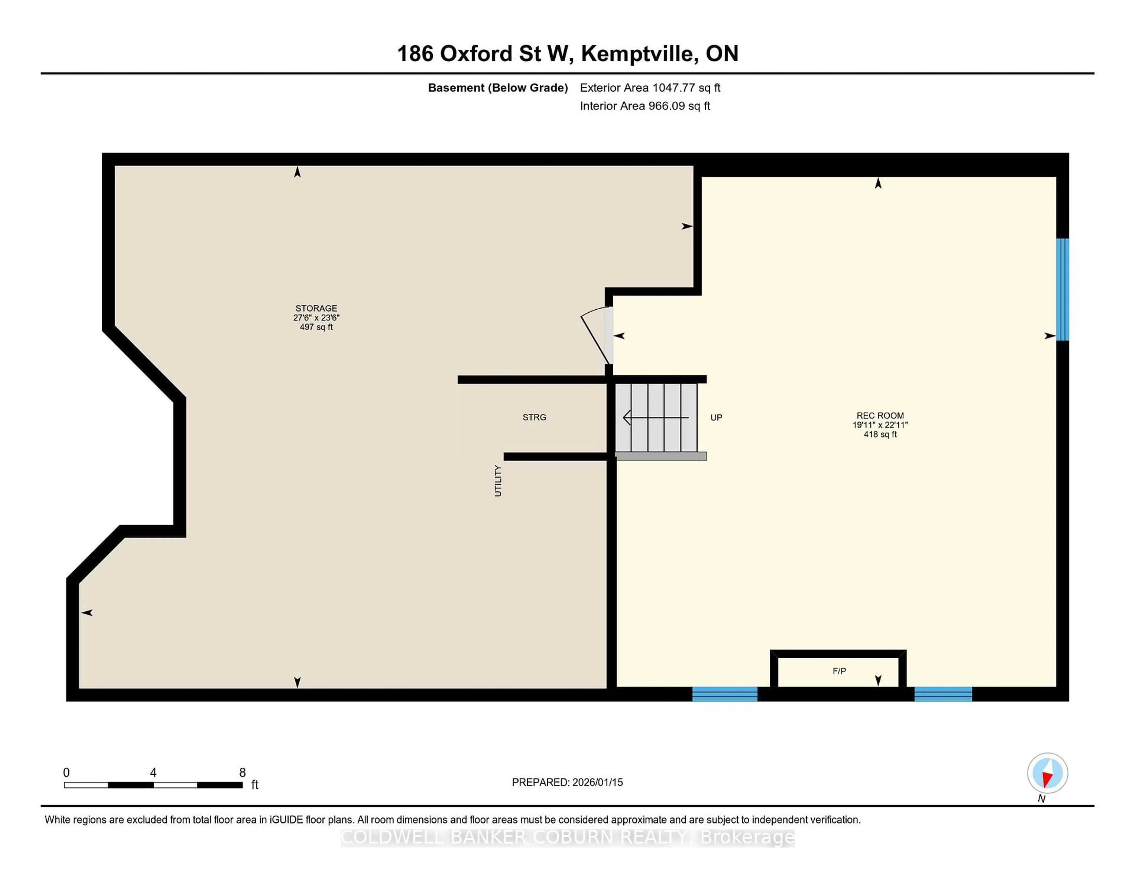 Floor plan for 186 Oxford St, North Grenville Ontario K0G 1J0