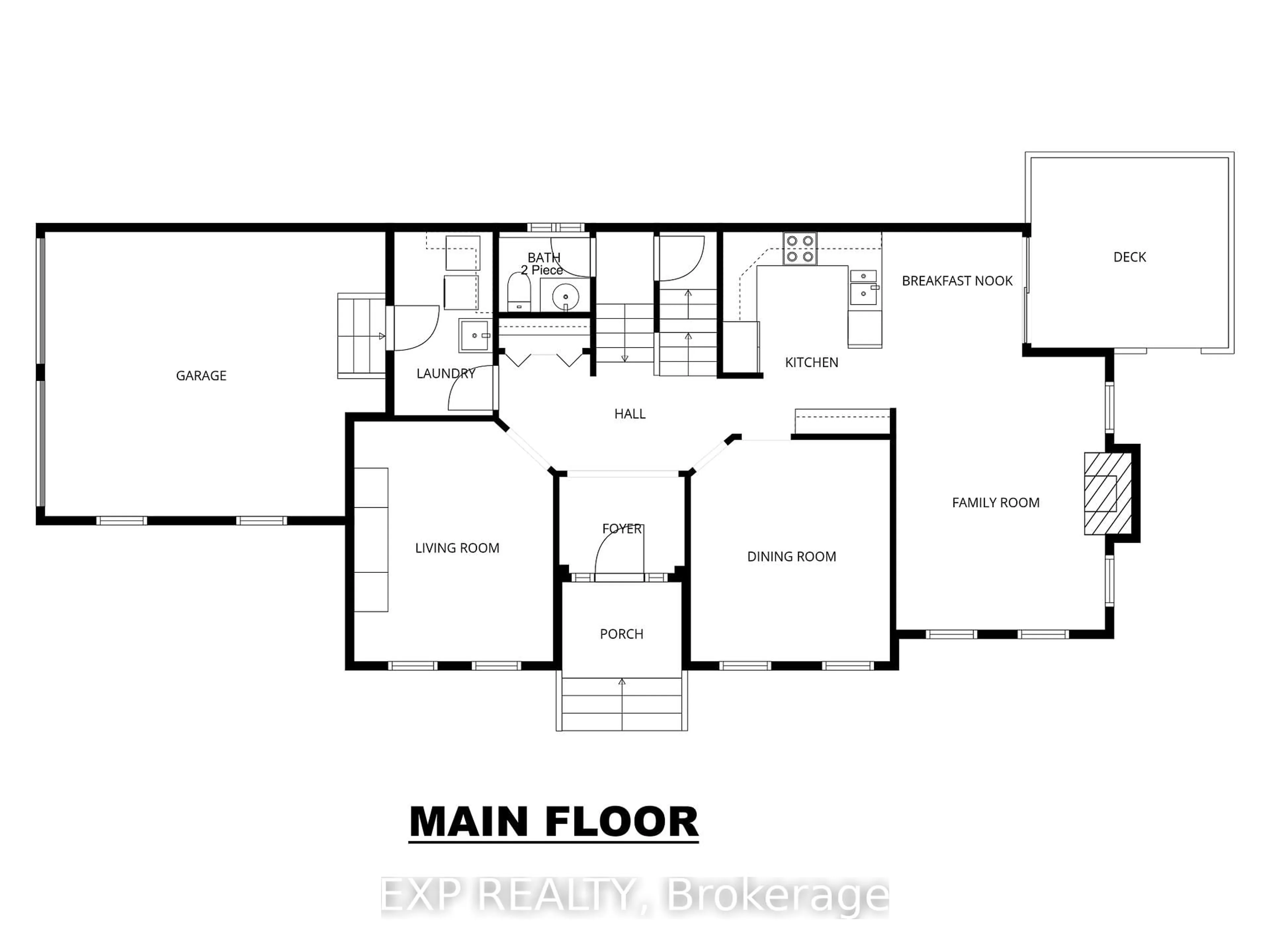 Floor plan for 444 BURNETT Ave, Cambridge Ontario N1T 1L3