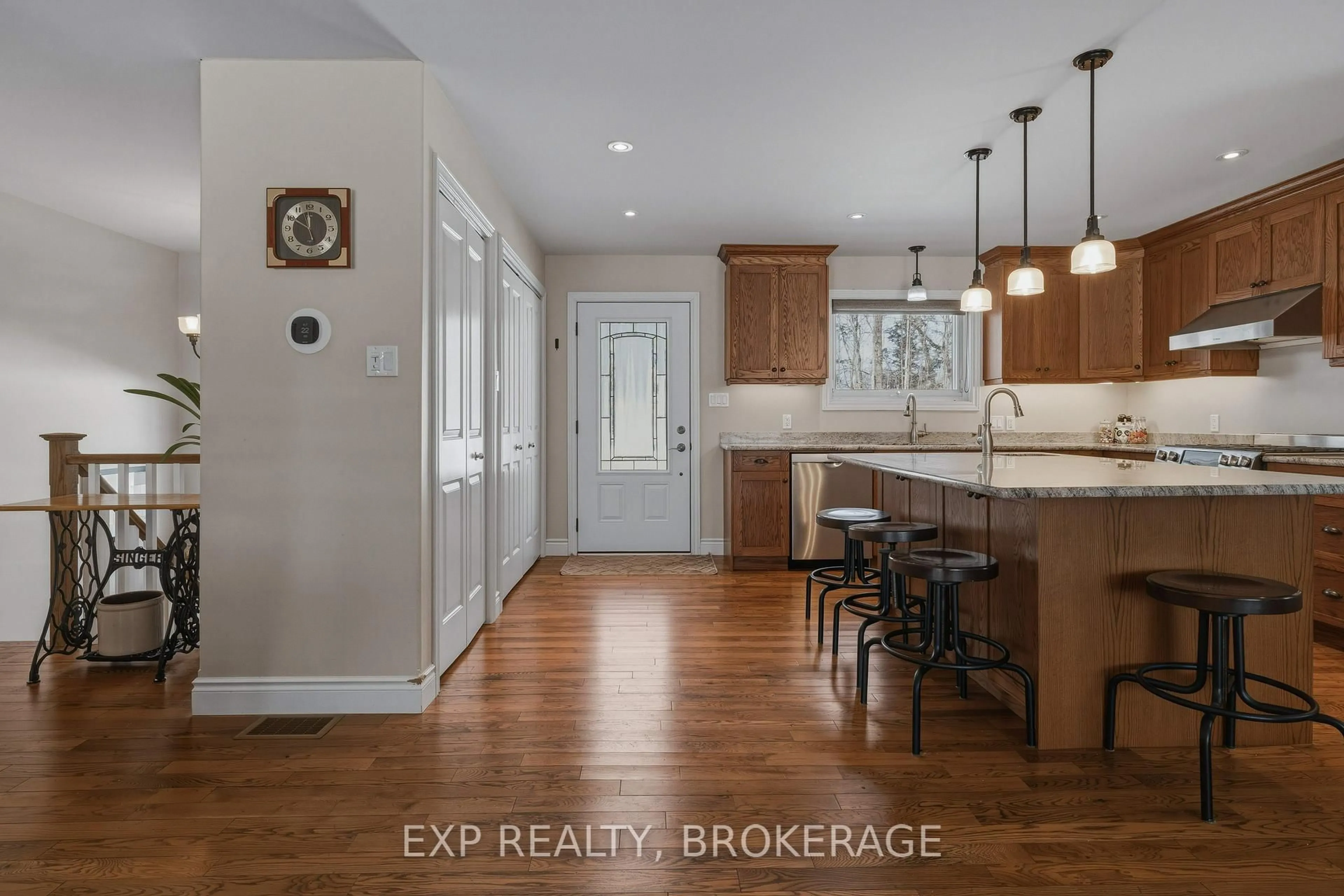 Open concept kitchen, ceramic/tile floor for 2097 Hambly Lane, Hartington Ontario K0H 1W0