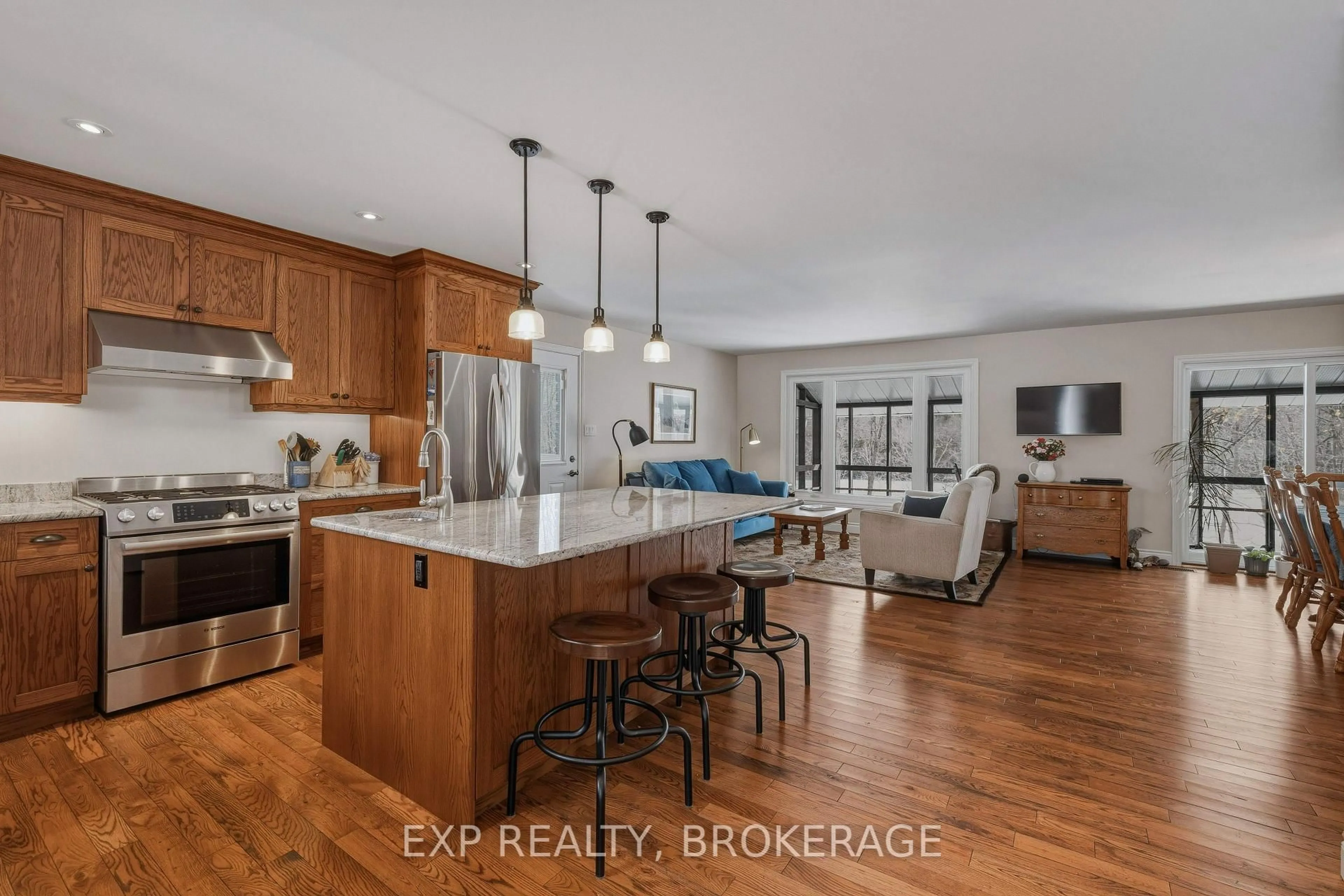 Open concept kitchen, unknown for 2097 Hambly Lane, Hartington Ontario K0H 1W0