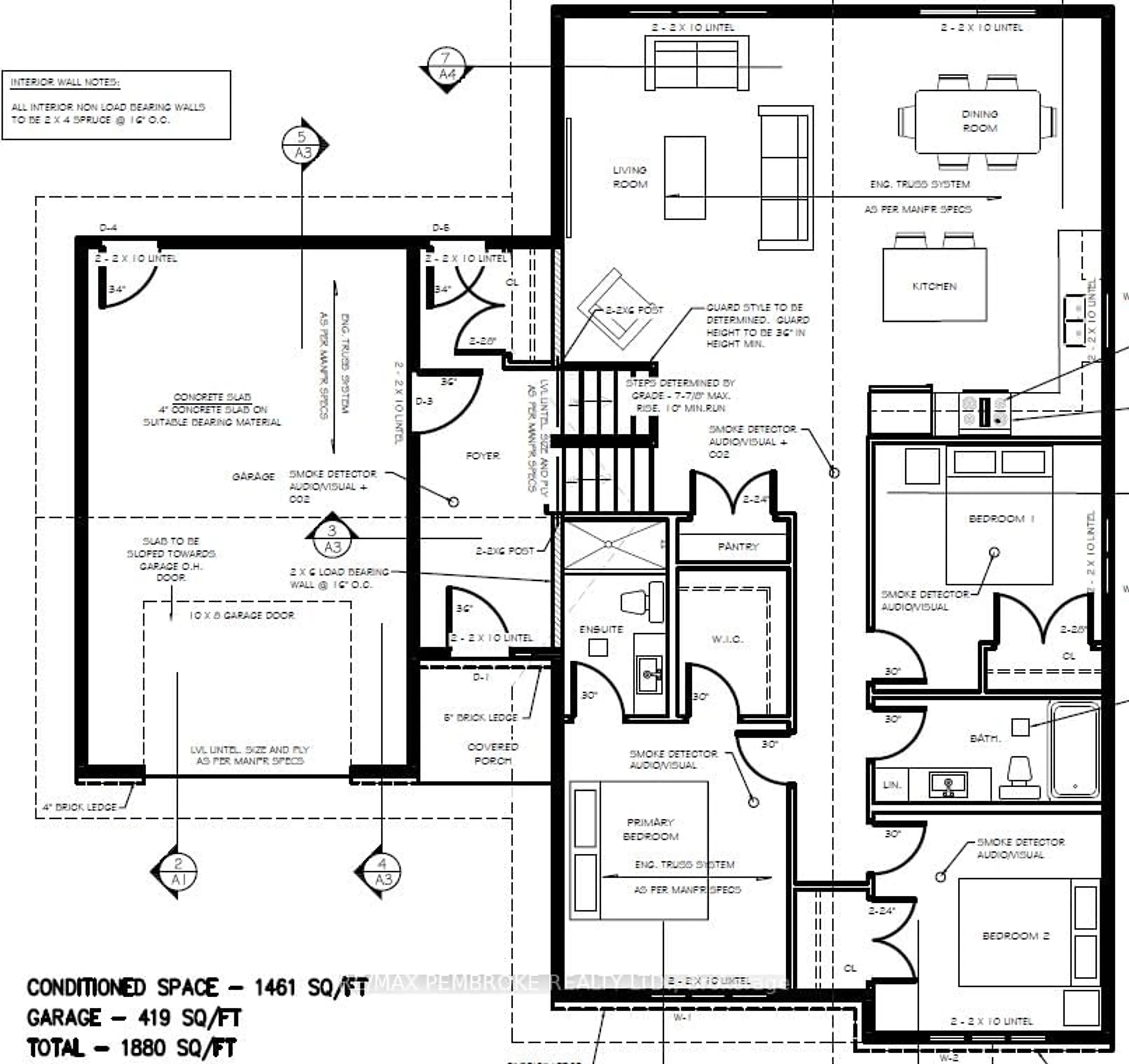 Floor plan for 56 Eddy Cres, Pembroke Ontario K8A 0M1