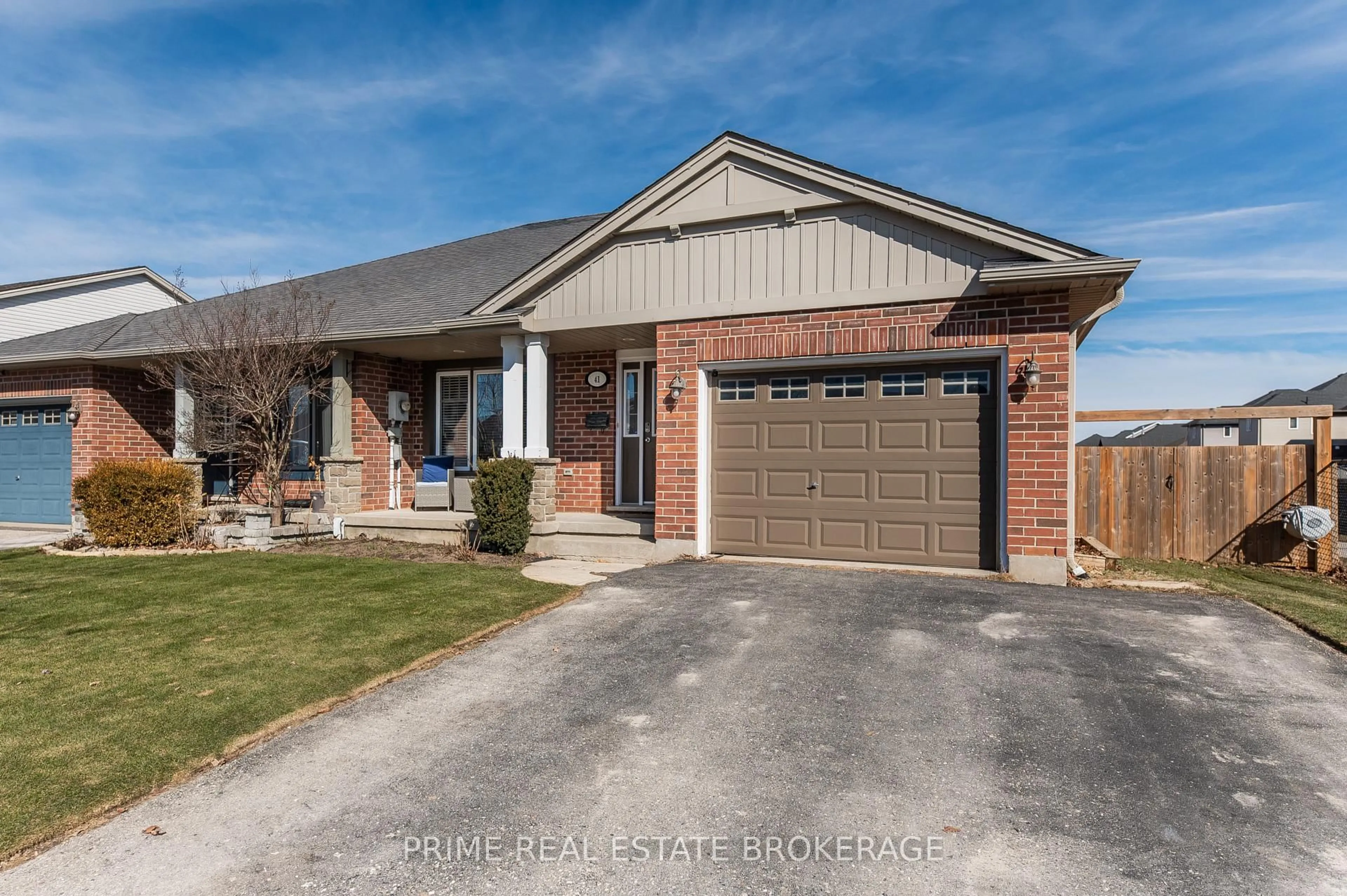 Home with brick exterior material, street for 41 Pear Tree Ave, St. Thomas Ontario N5R 0B5