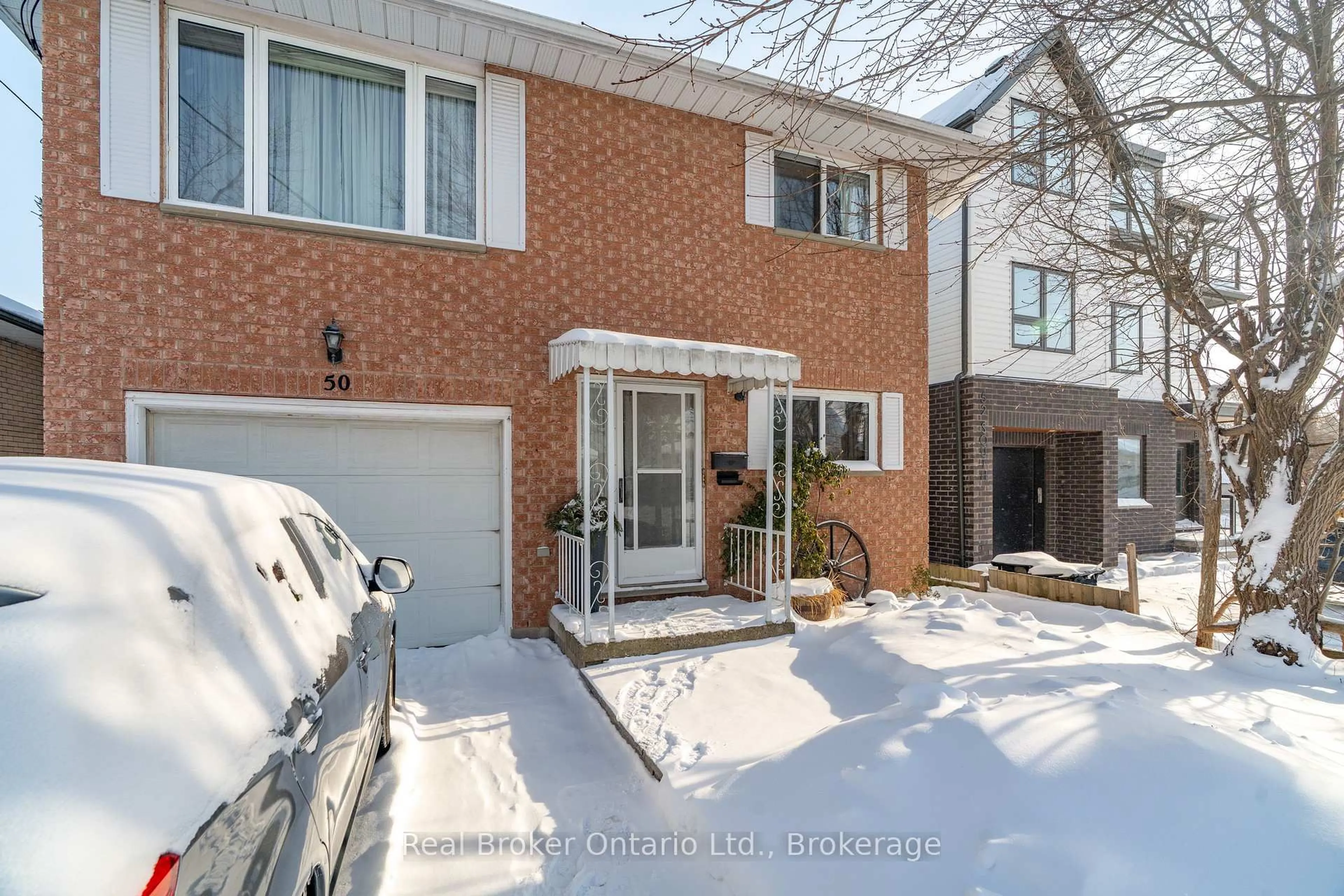 Home with brick exterior material, street for 50 South Dr, Kitchener Ontario N2M 4B5
