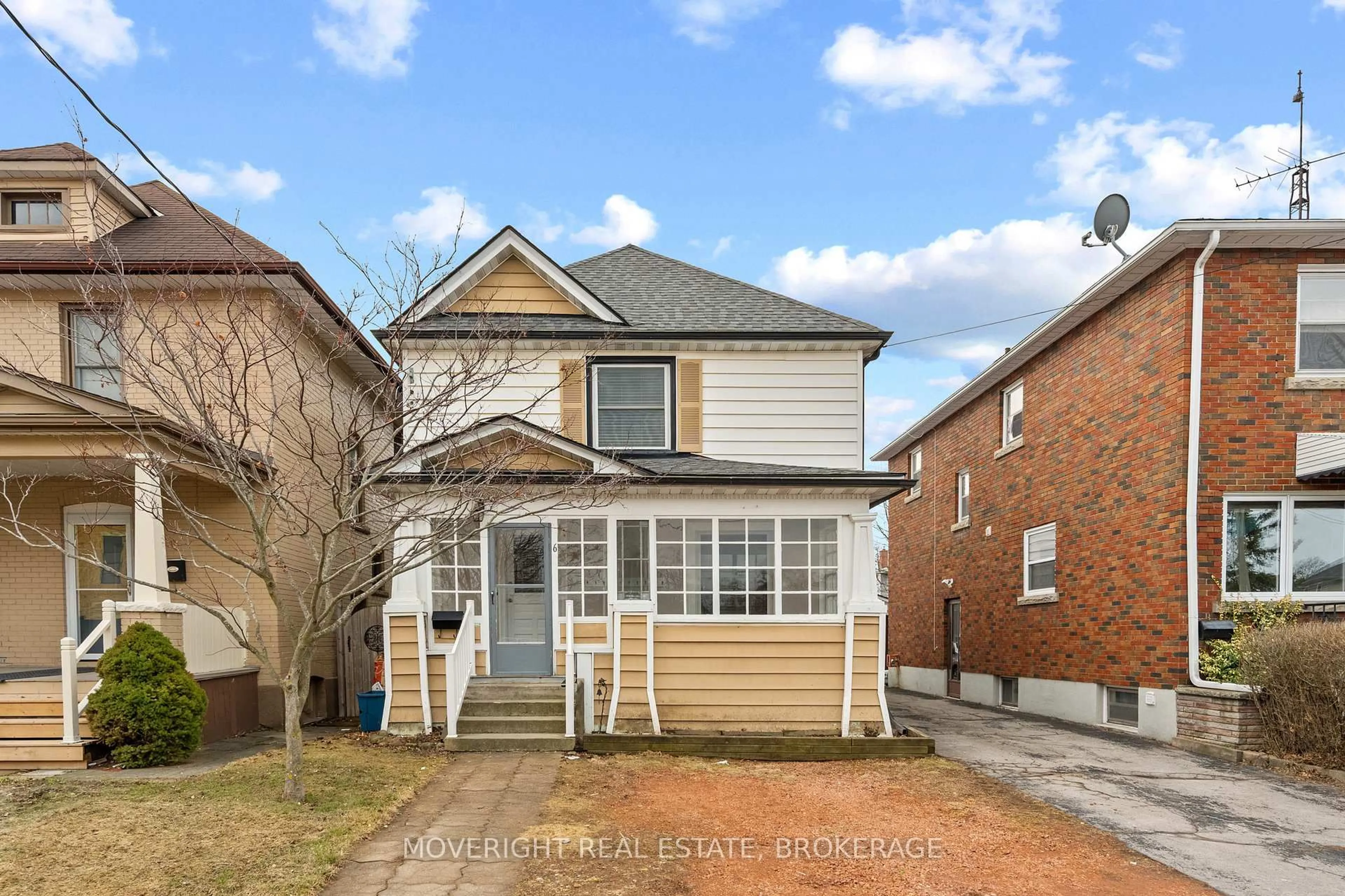 Home with brick exterior material, street for 6 Gibson Pl, St. Catharines Ontario L2R 1N7