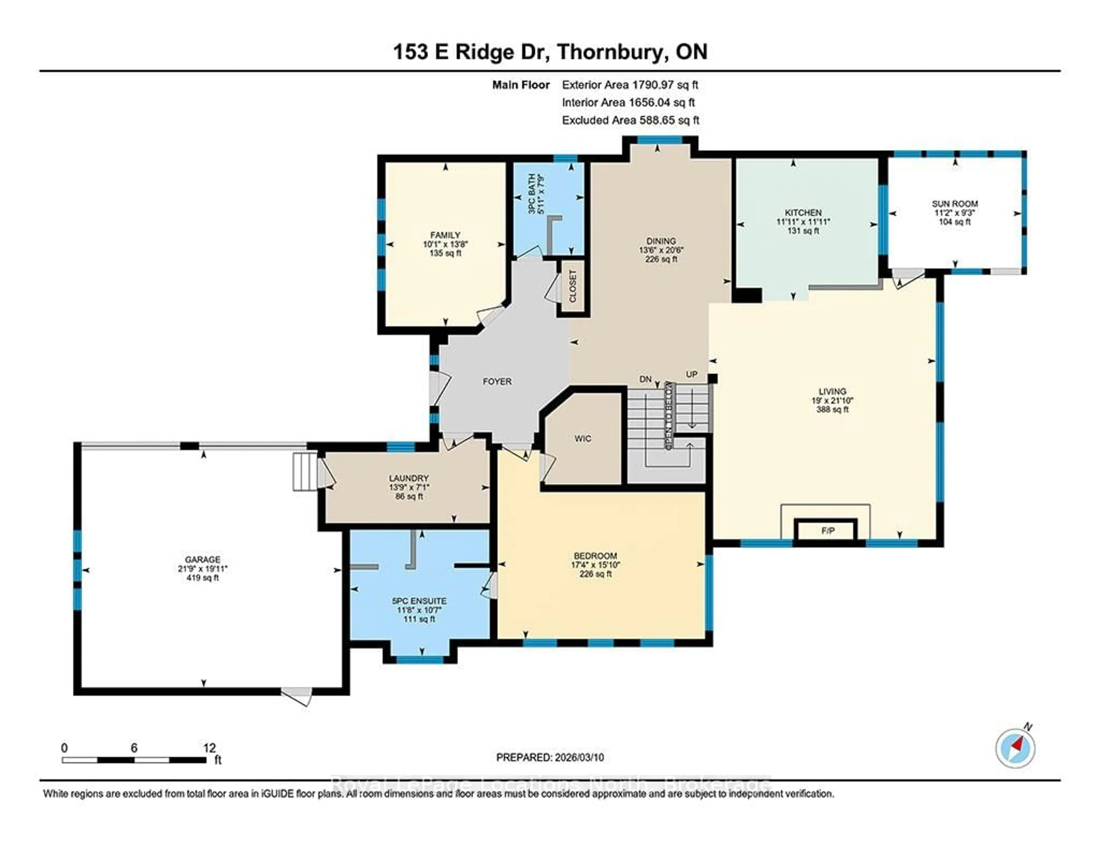 Floor plan for 153 East Ridge Dr, Blue Mountains Ontario N0H 2P0