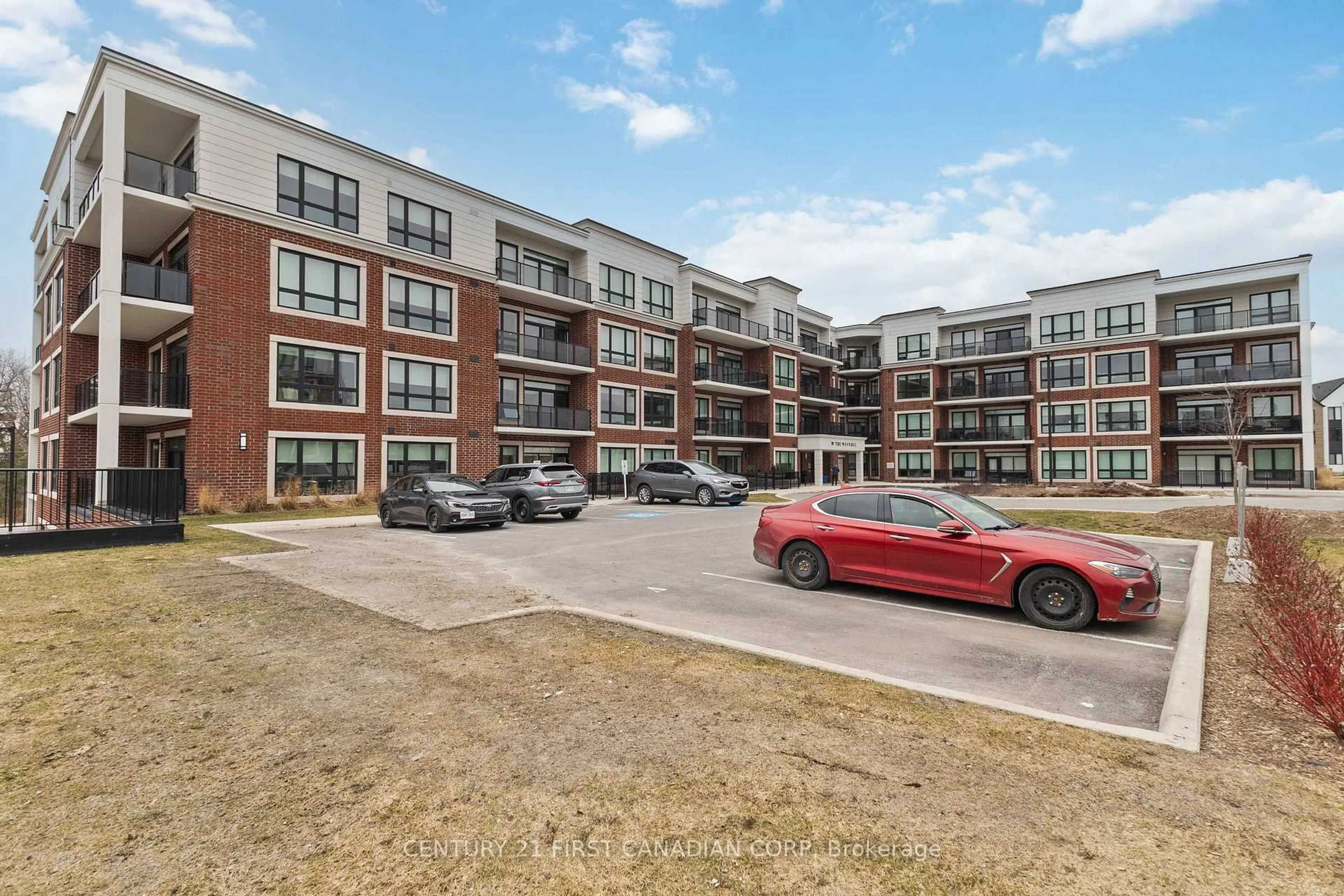 A pic from outside/outdoor area/front of a property/back of a property/a pic from drone, street for 1975 Fountain Grass Dr #105, London South Ontario N6K 4P9