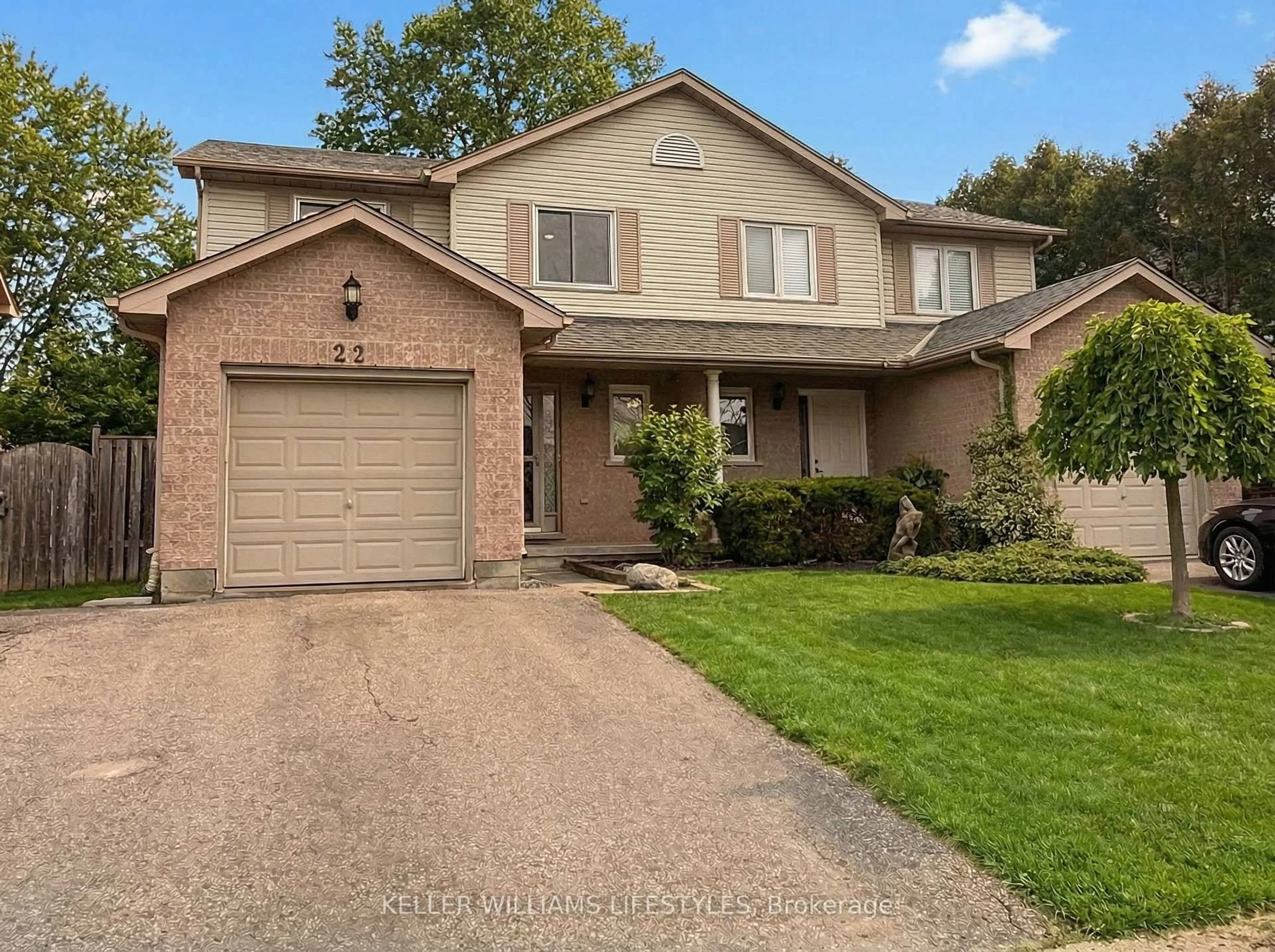 Home with brick exterior material, street for 22 Tanoak Dr, London North Ontario N6G 4Z9