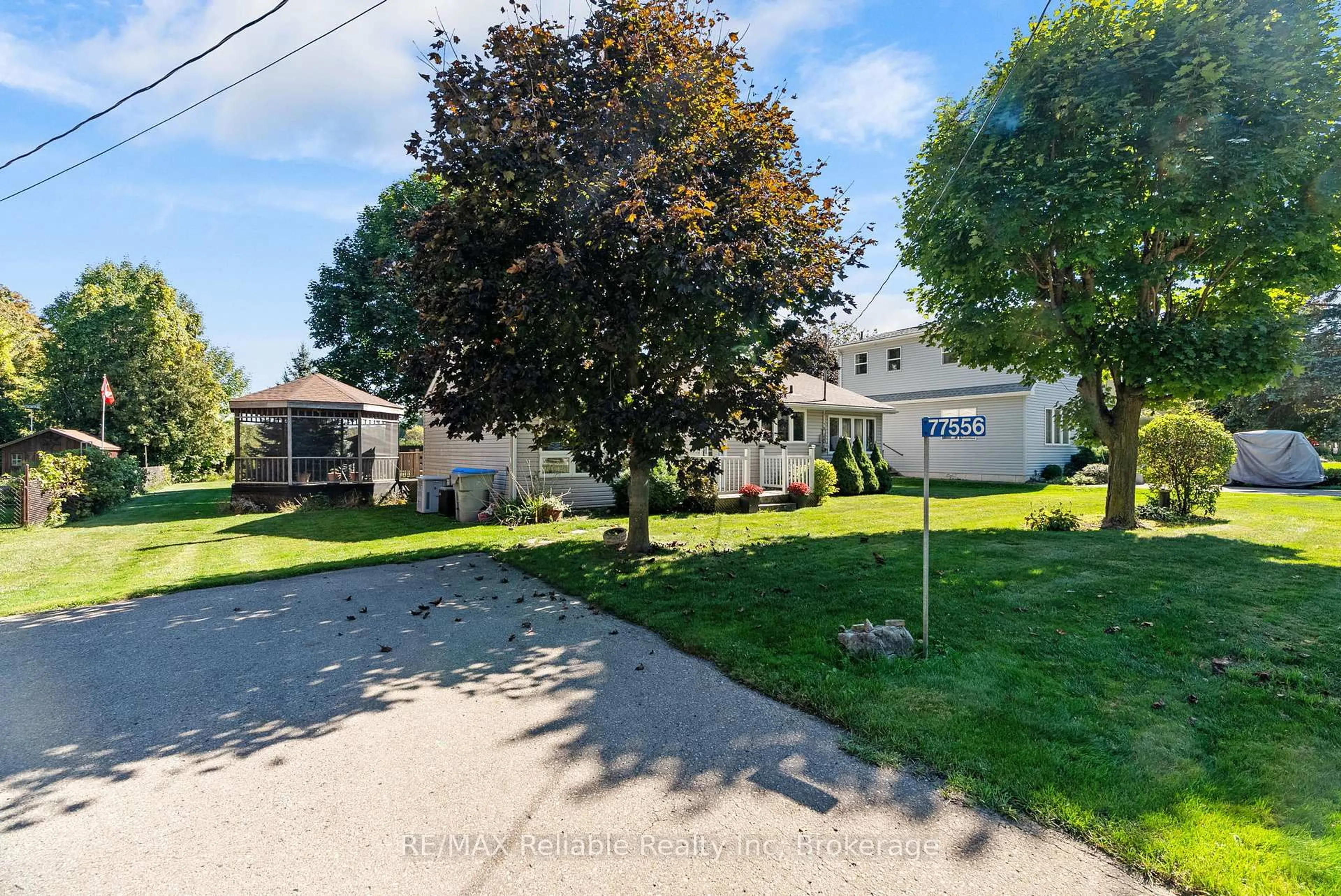 A pic from outside/outdoor area/front of a property/back of a property/a pic from drone, street for 77556 Melena Dr, Bluewater Ontario N0M 1G0