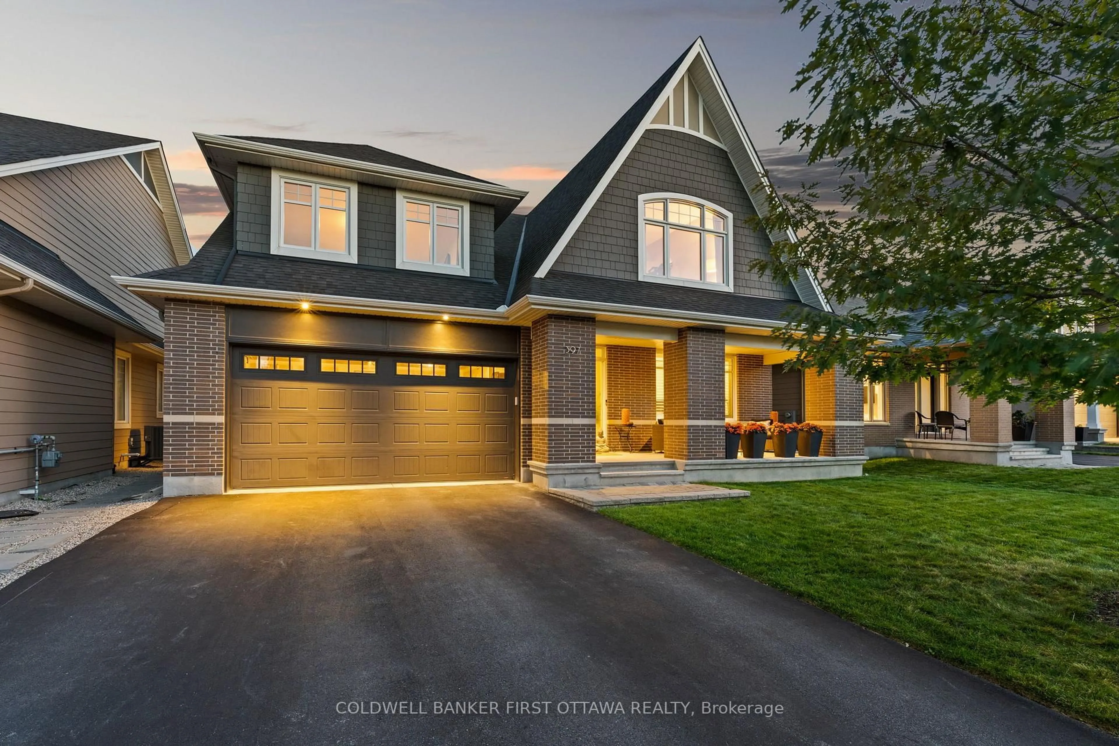 Home with brick exterior material, street for 397 Kilspindie Rdge, Ottawa Ontario K2J 6A4