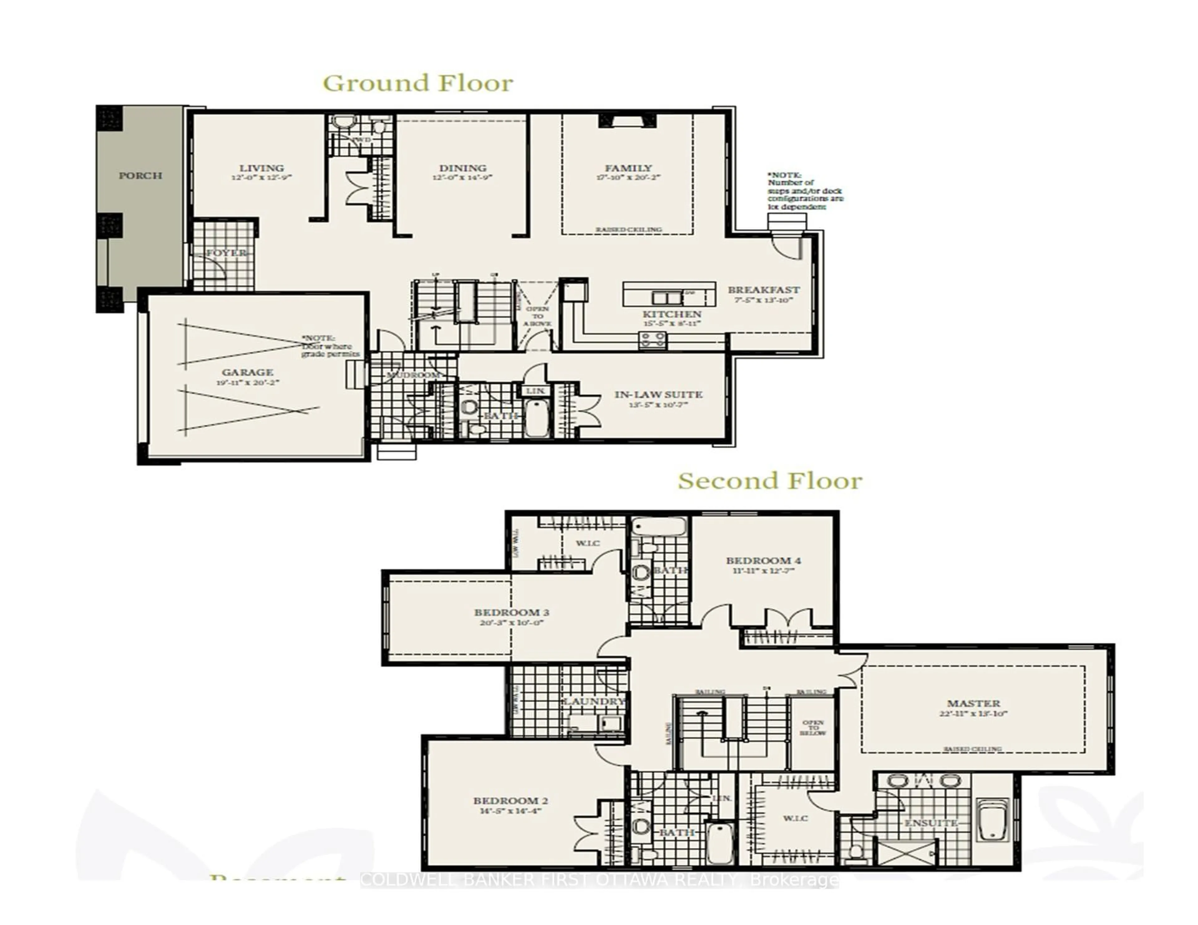 Floor plan for 397 Kilspindie Rdge, Ottawa Ontario K2J 6A4