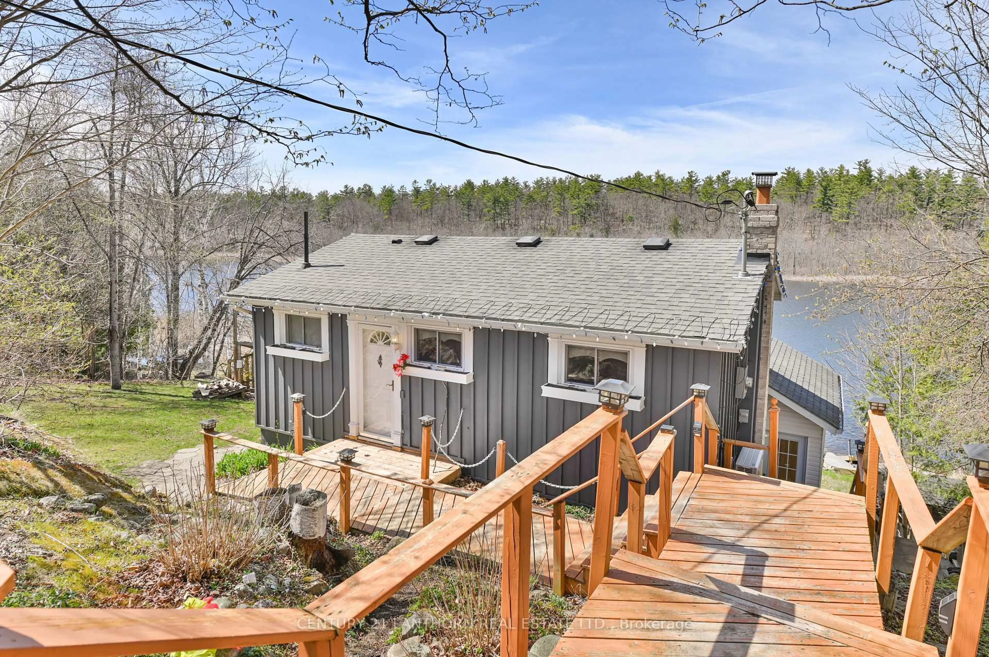Patio, water/lake/river/ocean view for 177 Camp Lane, Tweed Ontario K0K 3J0