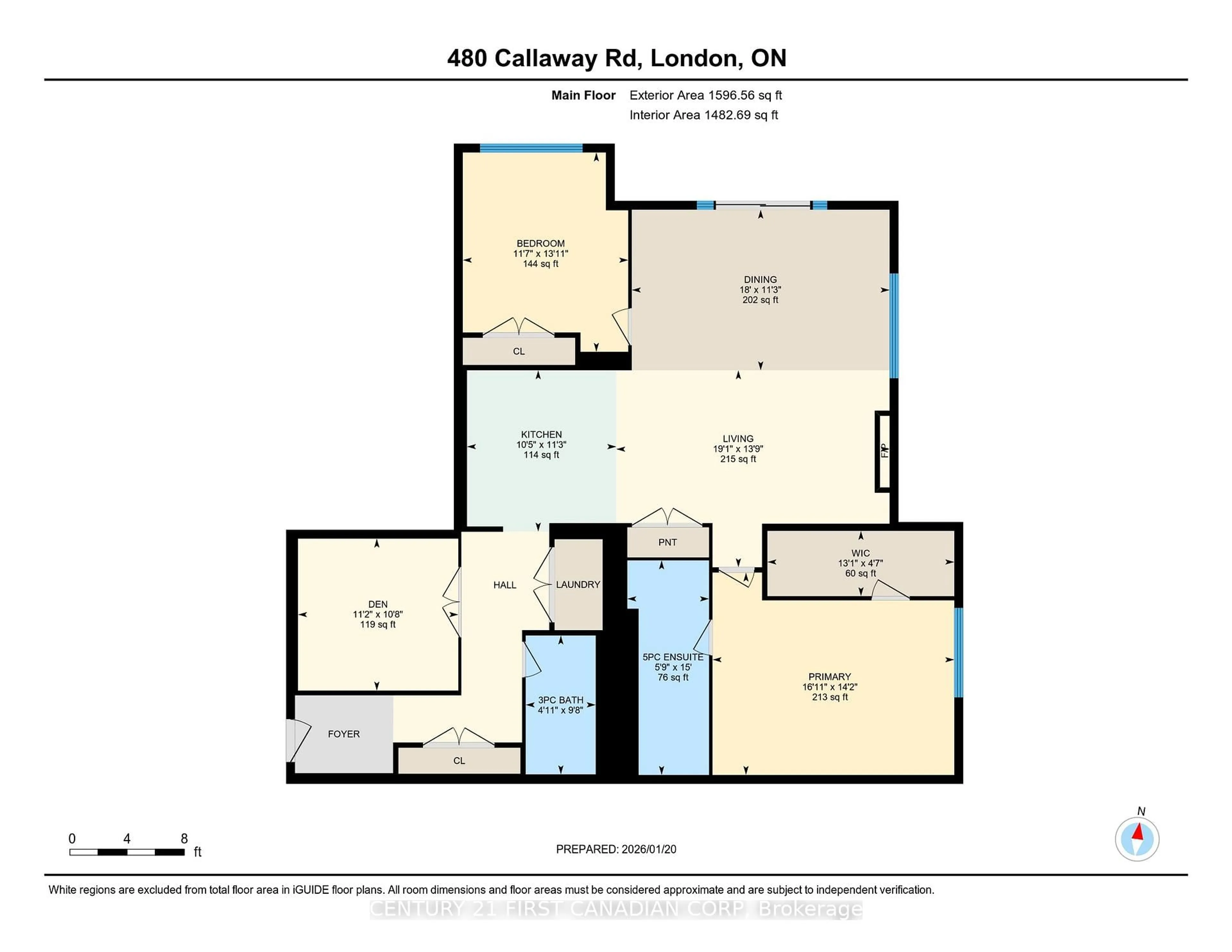 Floor plan for 480 Callaway Rd #513, London North Ontario N6G 0Z3