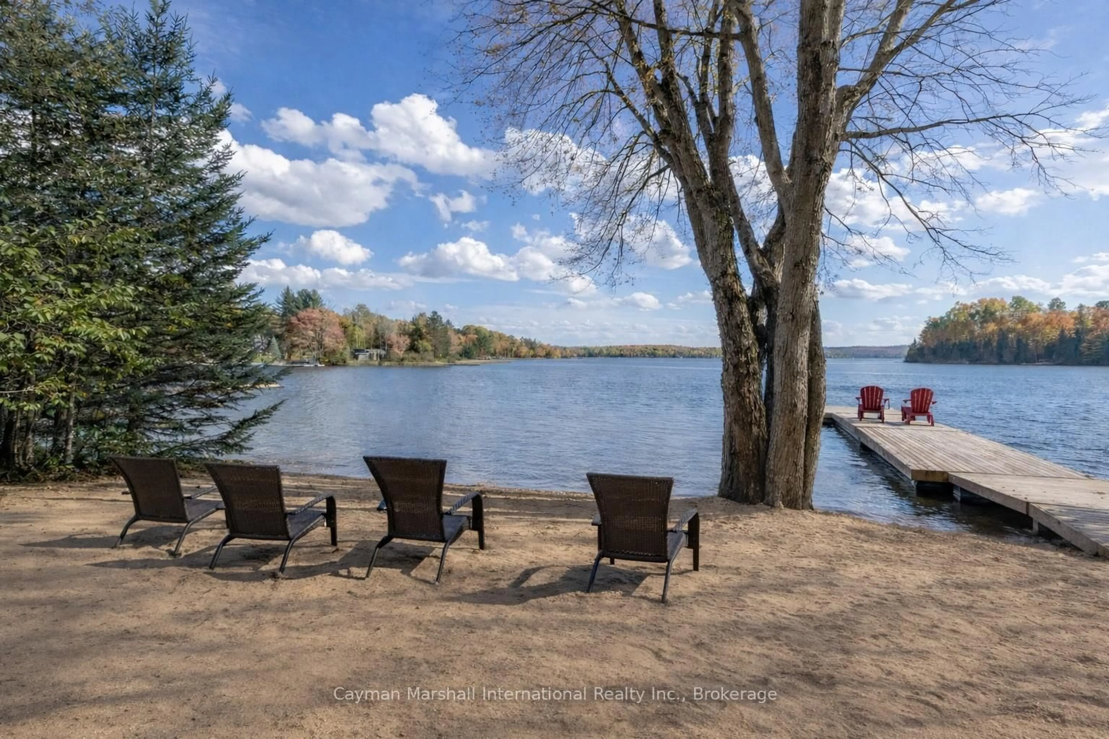 Patio, water/lake/river/ocean view for 1079 Sawmill Lane, Lake of Bays Ontario P1H 2J6