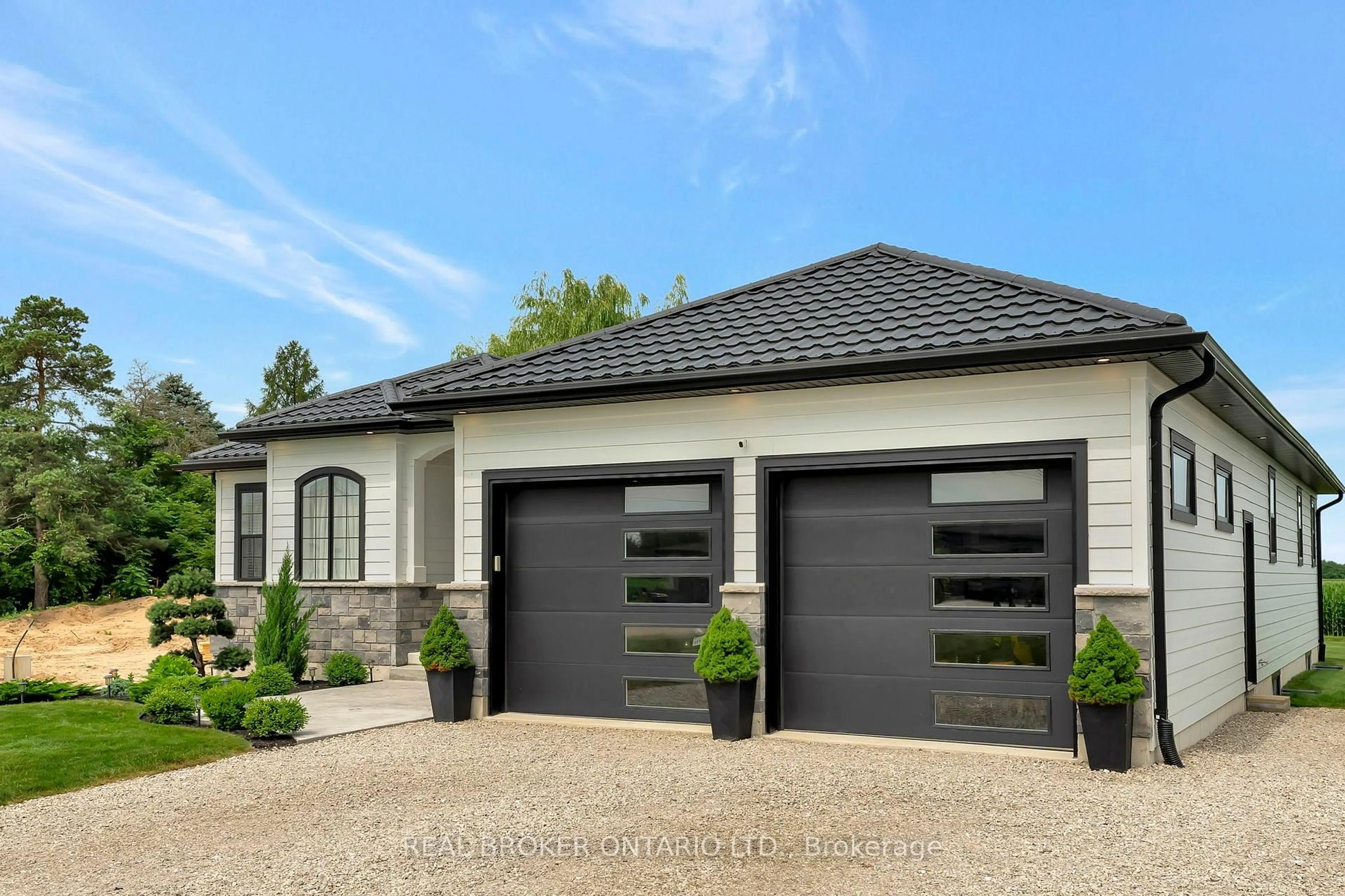 Home with brick exterior material, street for 11715 Plank Rd, Bayham Ontario N0J 1H0