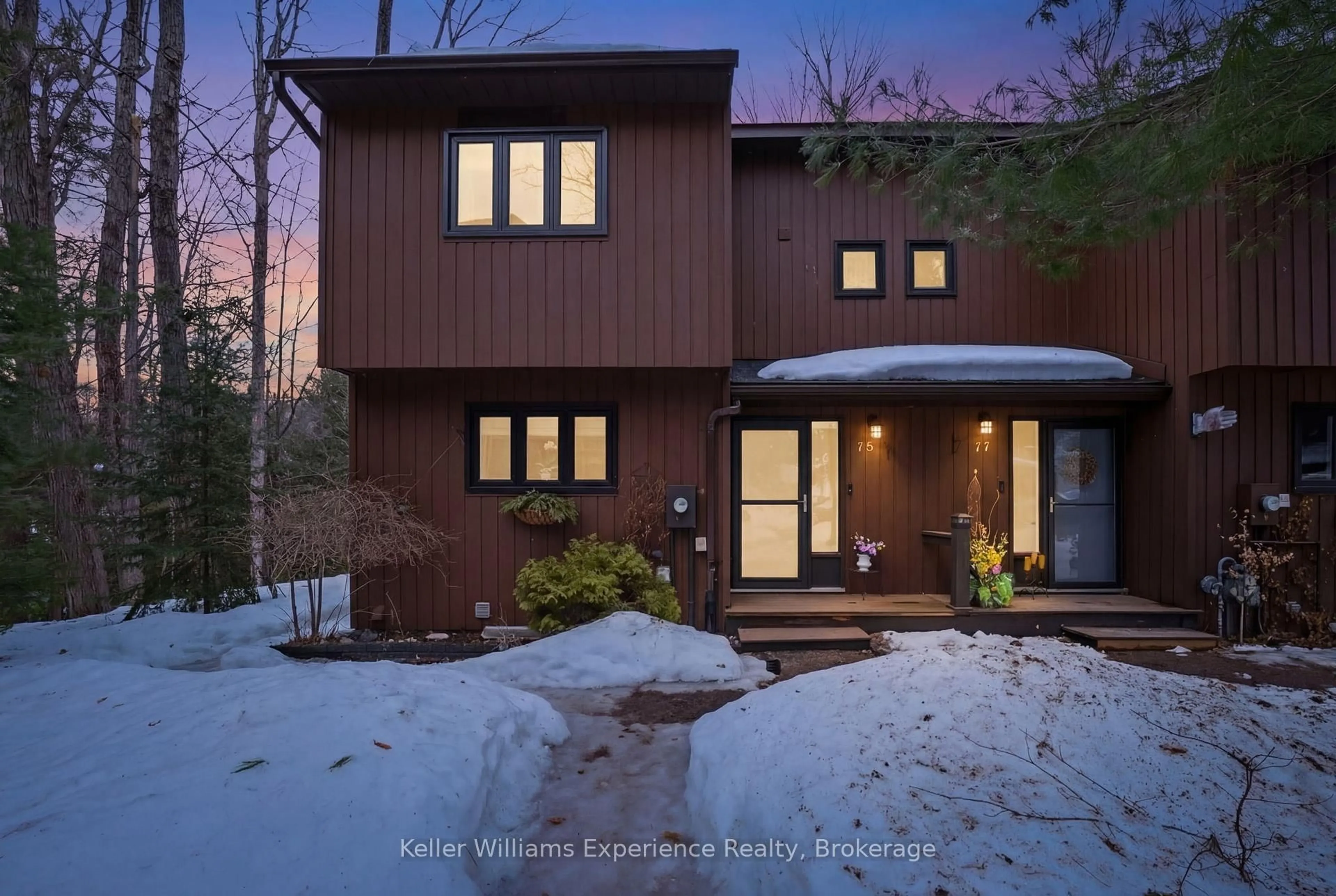 Home with brick exterior material, street for 75 Southbank Dr, Bracebridge Ontario P1L 1G2