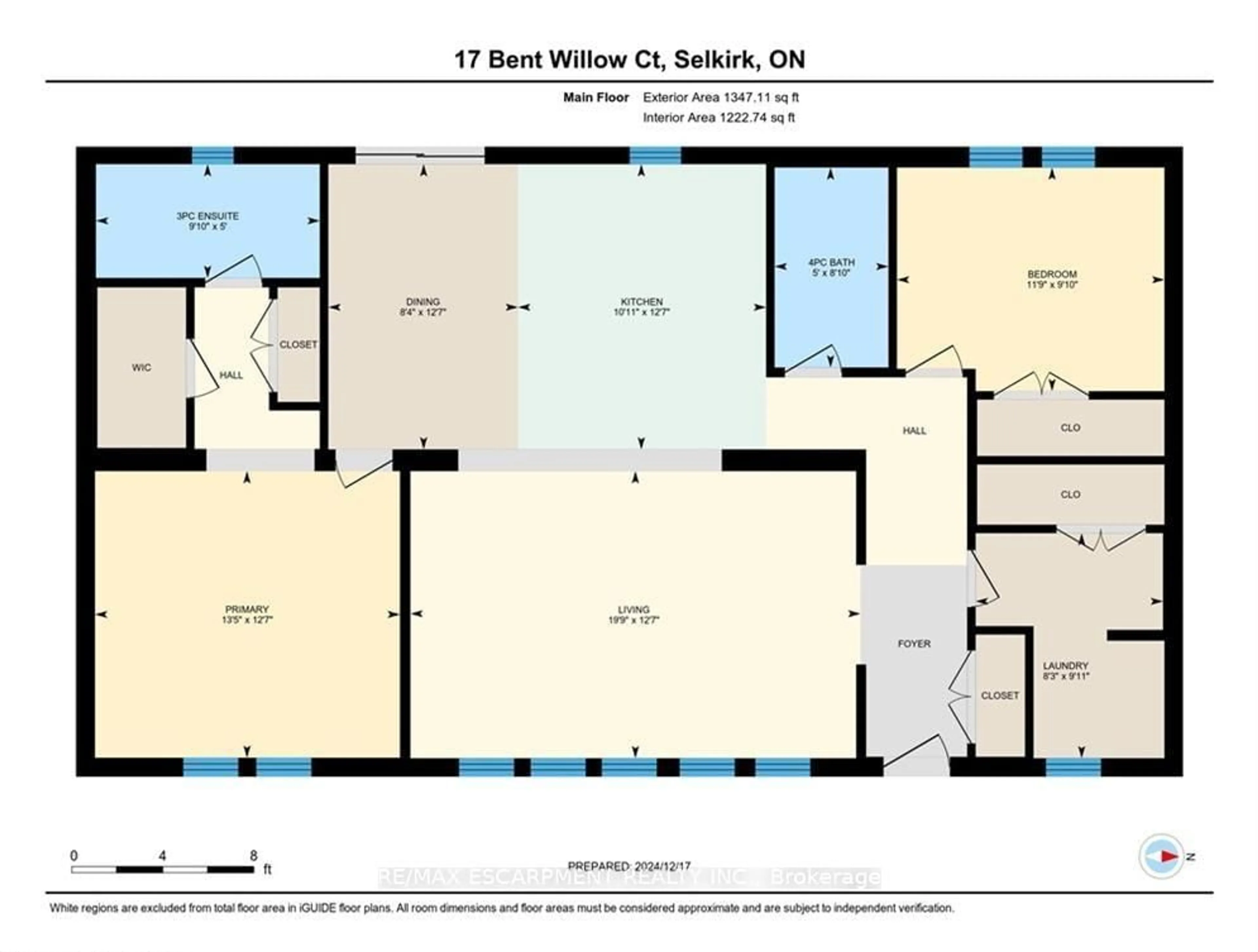 Floor plan for 17 BENT WILLOW Crt, Haldimand Ontario N0A 1L0