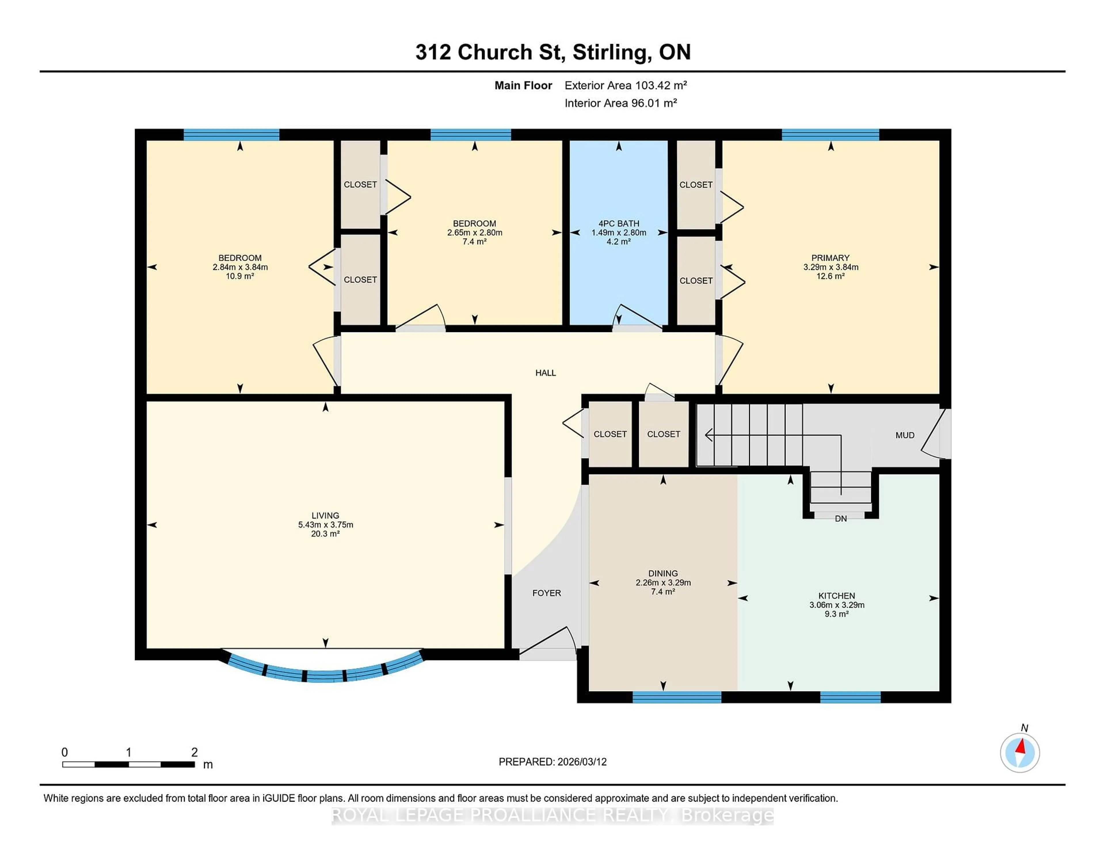 Floor plan for 312 Church St, Stirling Ontario K0K 3E0