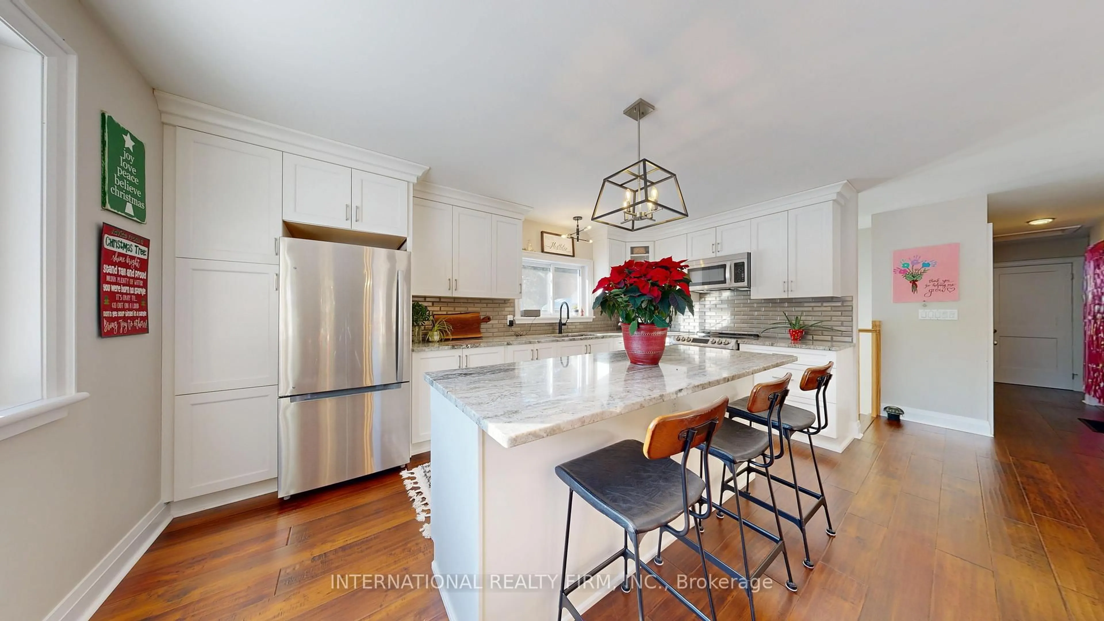 Open concept kitchen, ceramic/tile floor for 5292 Harris Boatworks Rd, Hamilton Township Ontario K0K 2E0