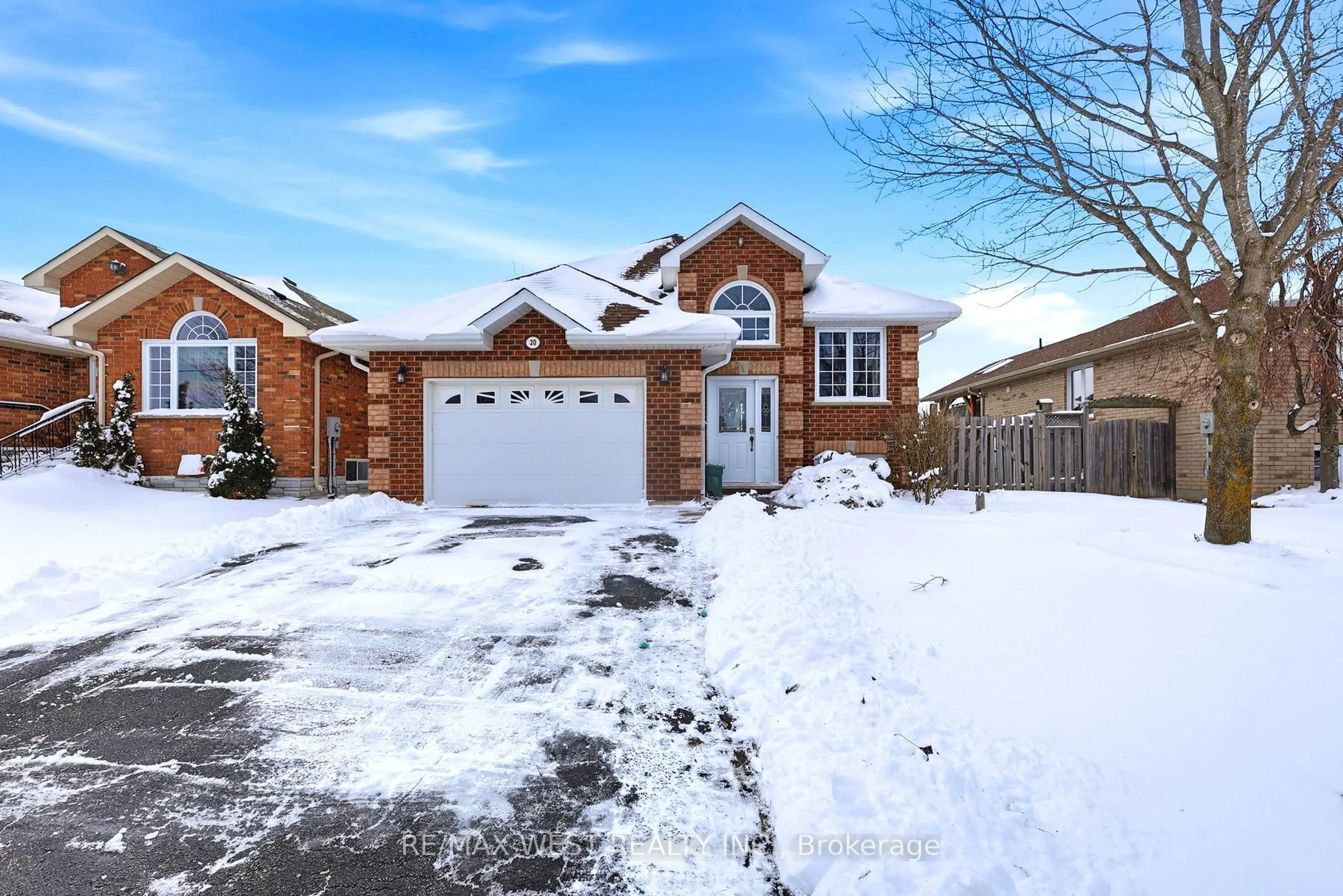 Home with brick exterior material, street for 20 Eakins Cres, Kawartha Lakes Ontario K9V 6J9