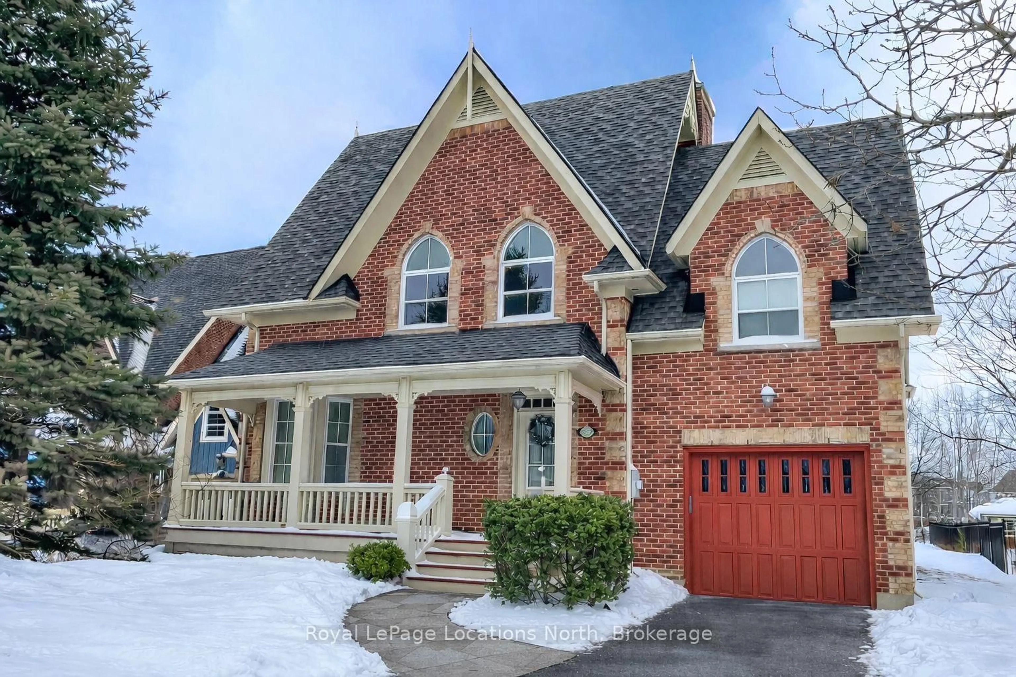 Home with brick exterior material, street for 202 Snowbridge Way, Blue Mountains Ontario L9Y 0V1