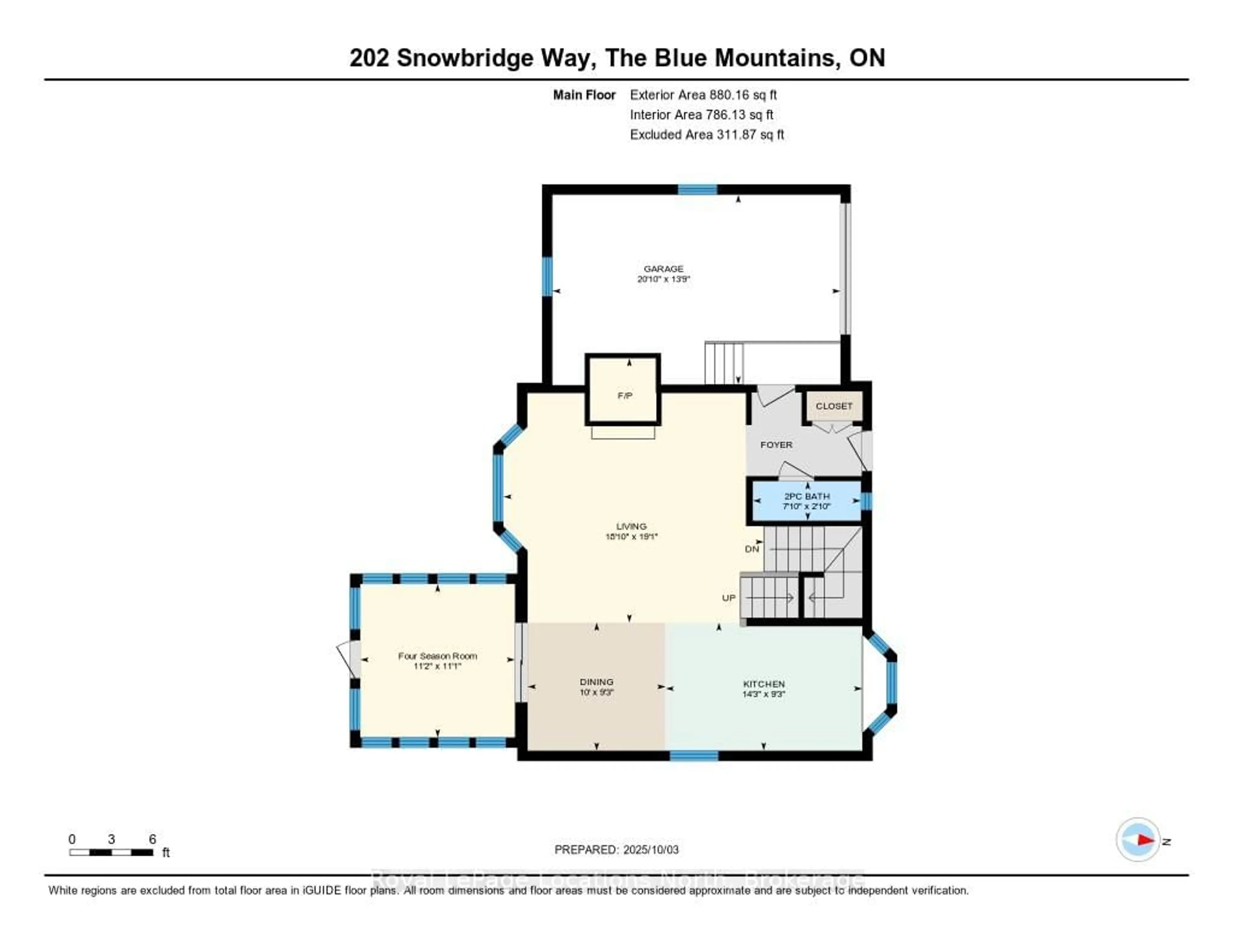 Floor plan for 202 Snowbridge Way, Blue Mountains Ontario L9Y 0V1