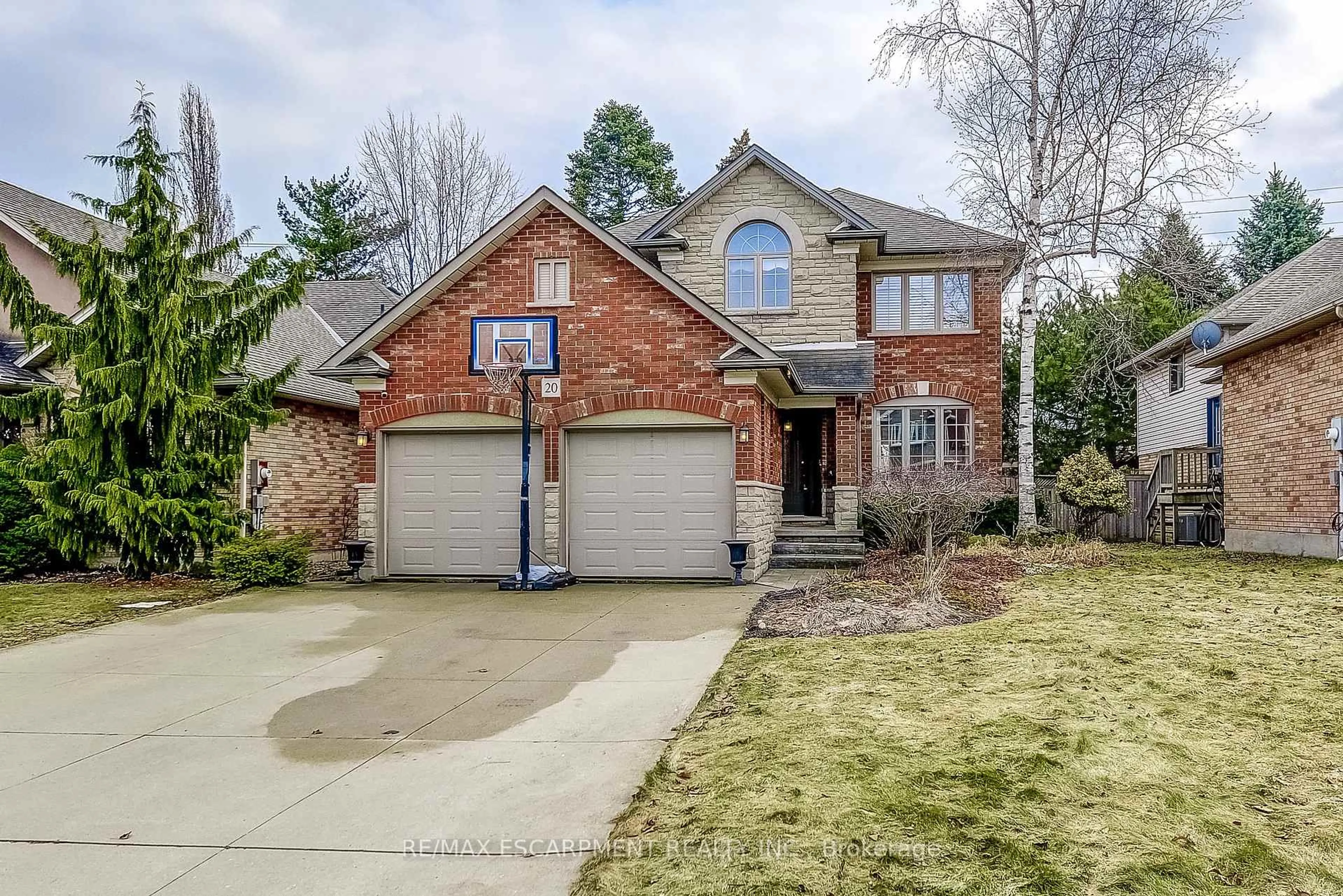 Home with brick exterior material, street for 20 Derbyshire St, Hamilton Ontario L9G 4X9