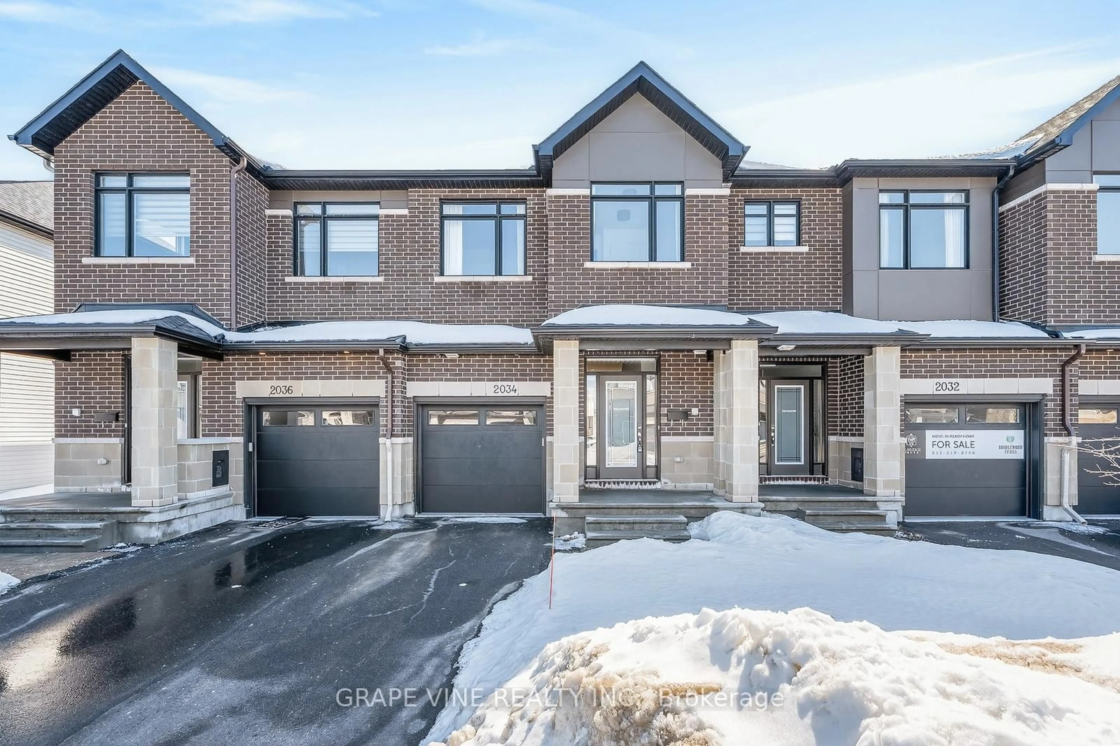 Home with brick exterior material, street for 2034 Allegrini Terr, Ottawa Ontario K2S 2S7